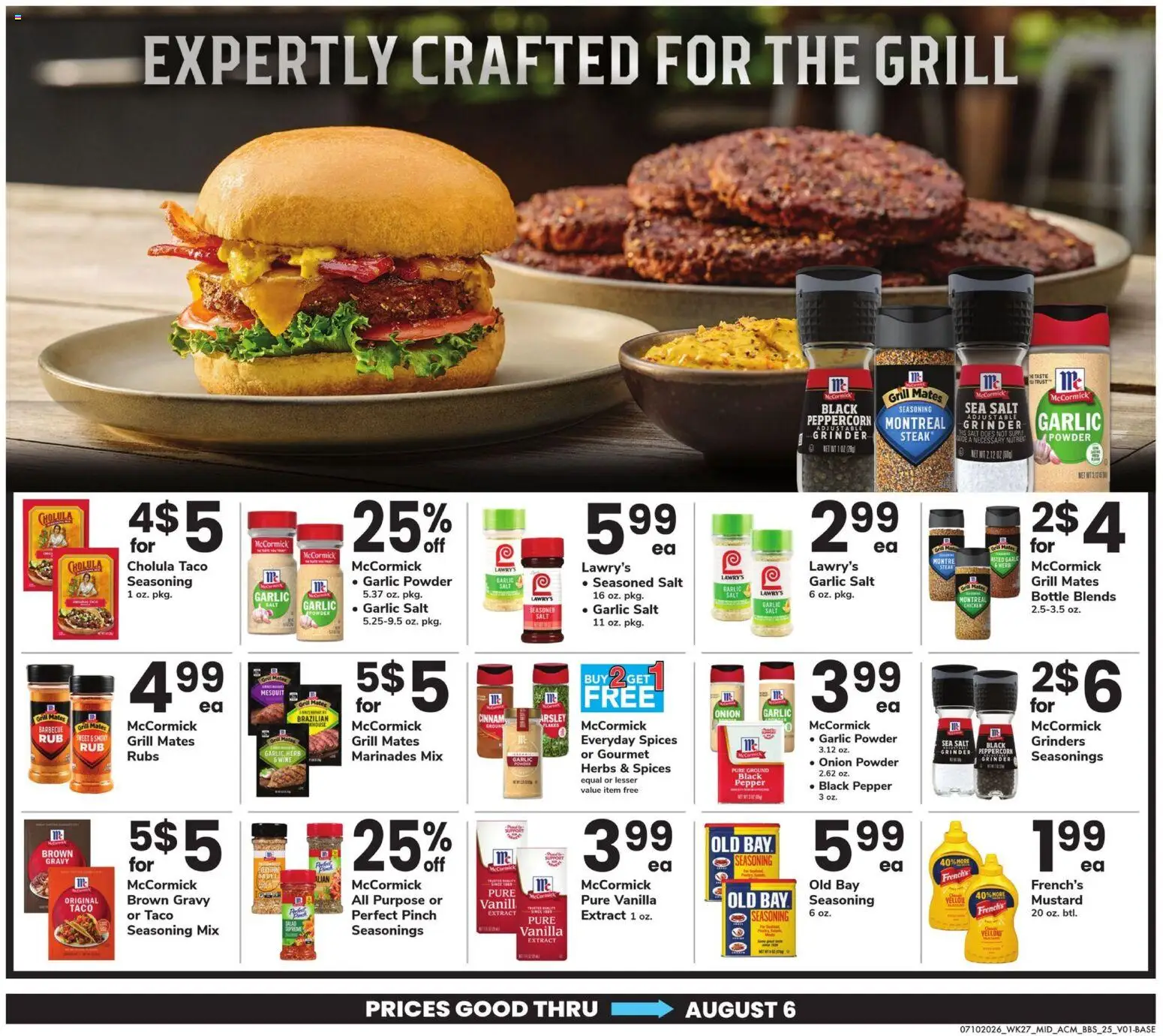 Acme Big Book of Savings - valid from 07/10/2026 | Page: 25 | Products: Wine, Flakes, Spices, Grinder
