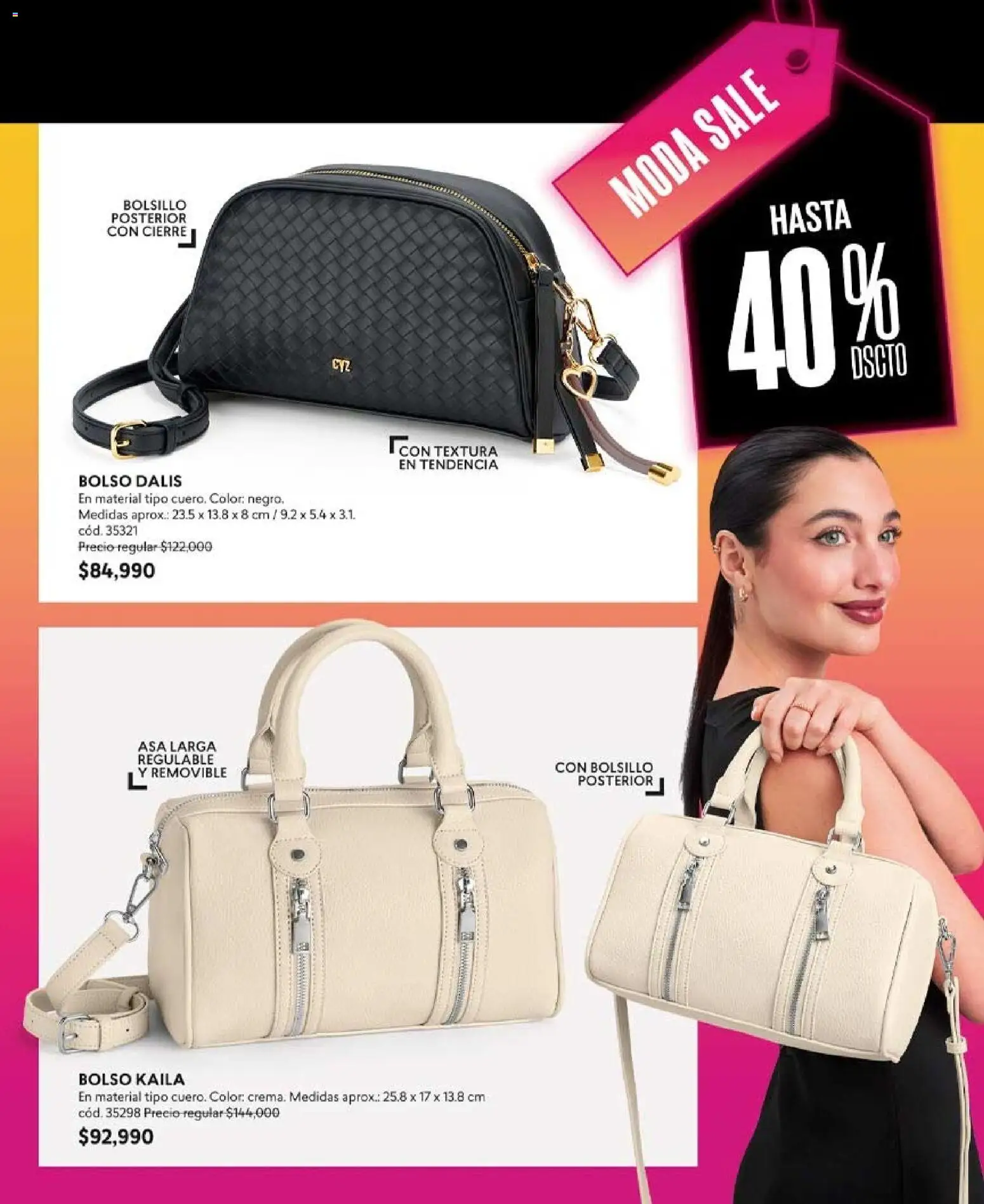 CyZone revista - valida desde el 10/08/2026 | Página: 43 | Productos: Bolso
