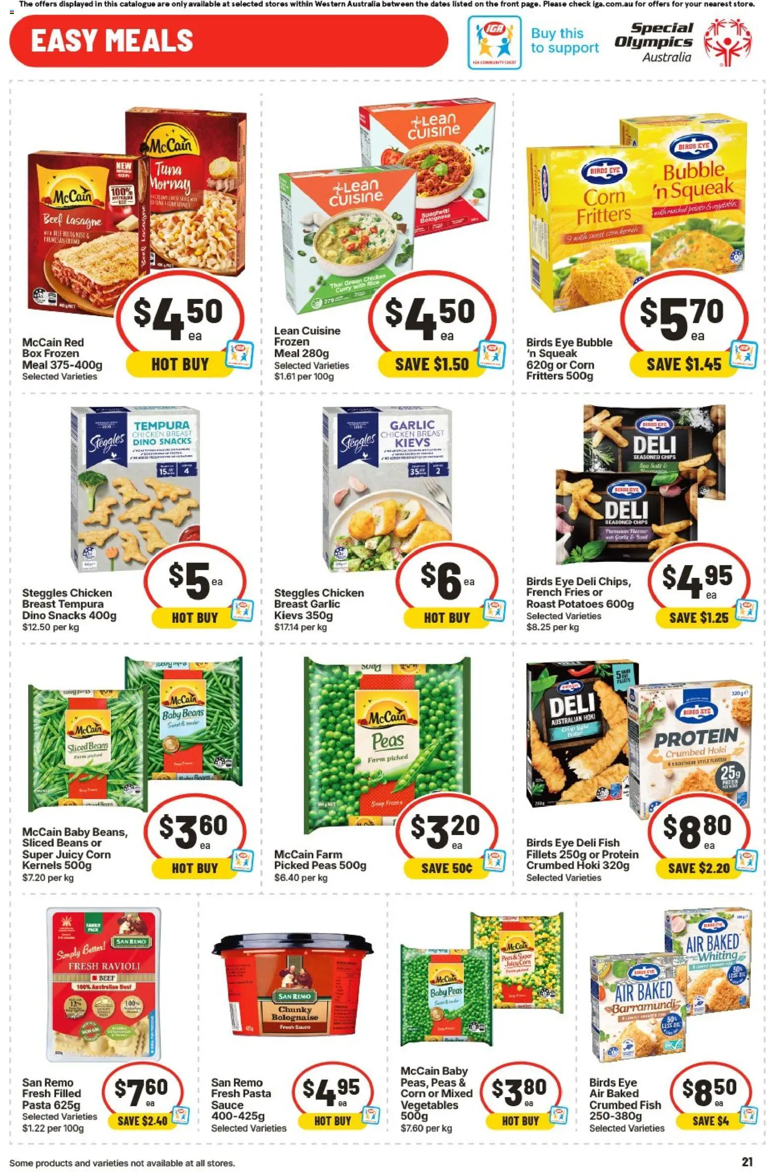 IGA catalogue - valid from 06.05.2026 | Page: 22 | Products: Chicken, Potatoes, Sauce, Garlic