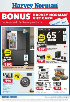 Preview of Harvey Norman Bonus Gift Card Catalogue - valid from 18.05.2026