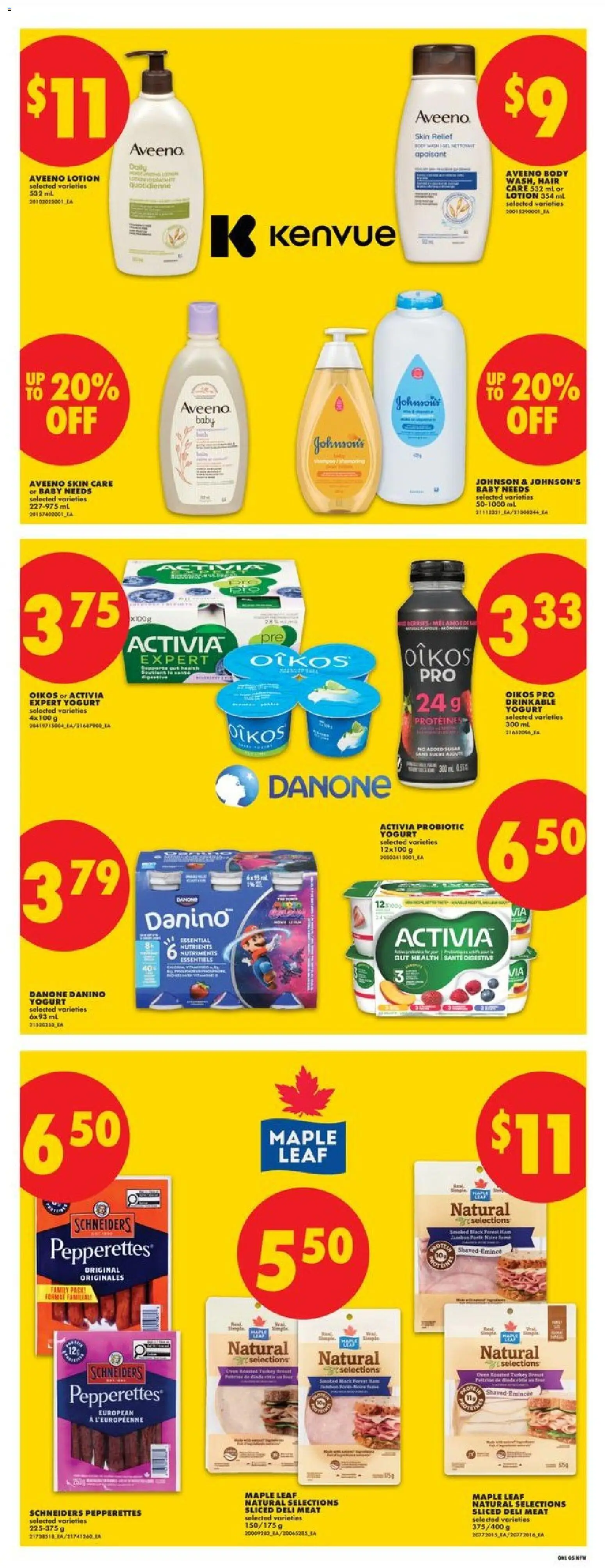 No Frills flyer valid from Sep 3, 2026 | Page: 11 | Products: Meat, Yogurt