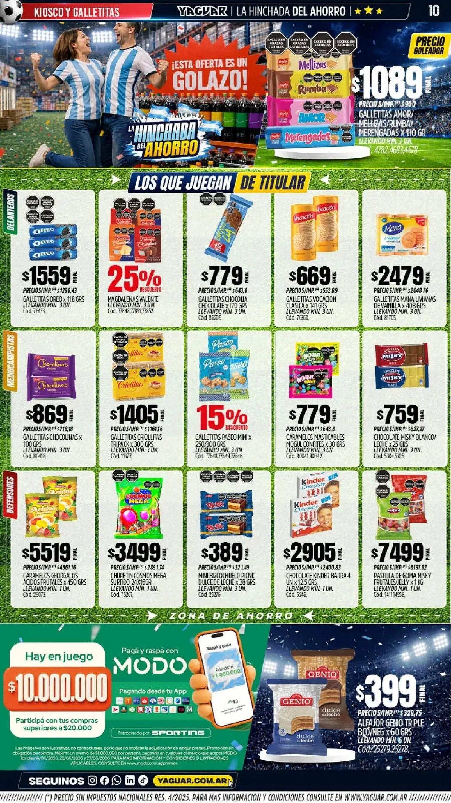 Yaguar - Oferta Semanal San Juan │ válido desde el 22/06/2026 | Página: 10