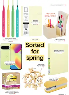 Preview of Officeworks Magazine - valid from 27/08/2026 | Page: 9 | Products: Desk, Linen, Notebook, Strip