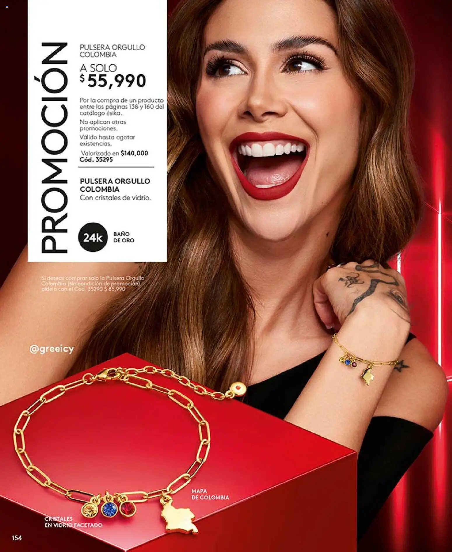 Ésika revista - valida desde el 15.05.2026 | Página: 154 | Productos: Pulsera, Baño