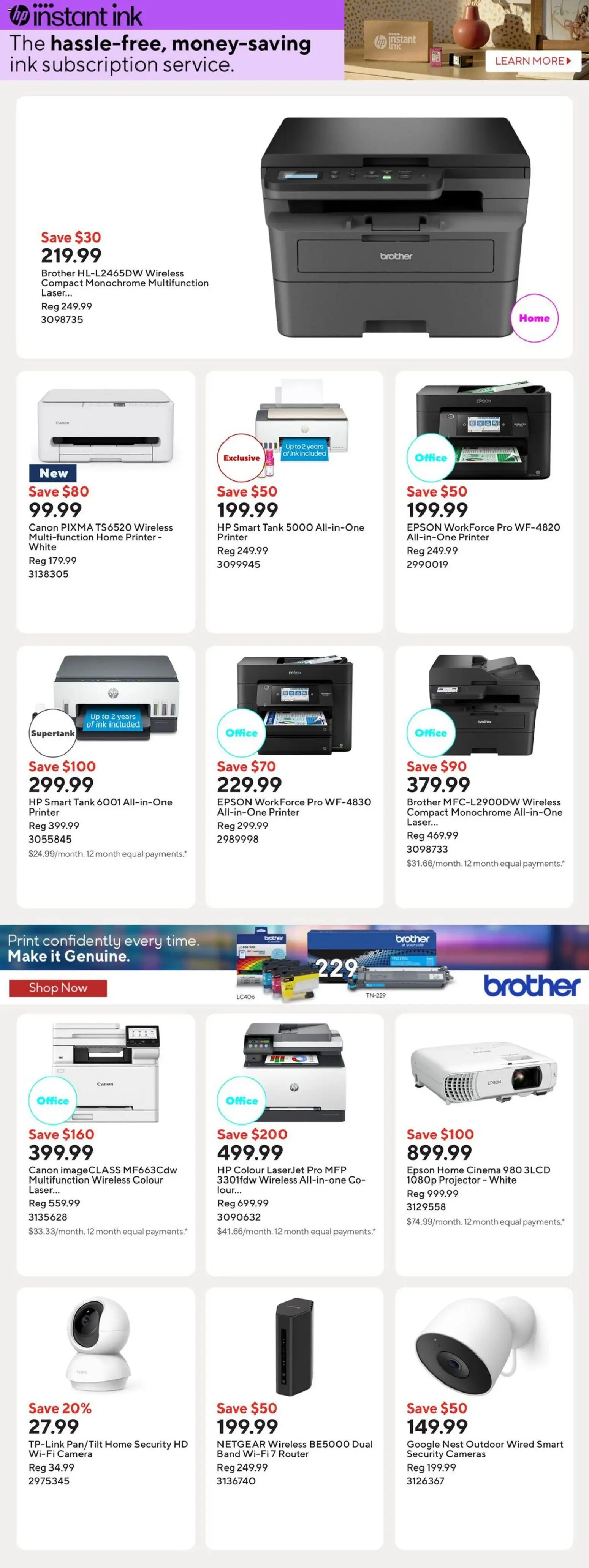 Staples flyer valid from 22.05.2026 | Page: 8 | Products: Printer, Camera