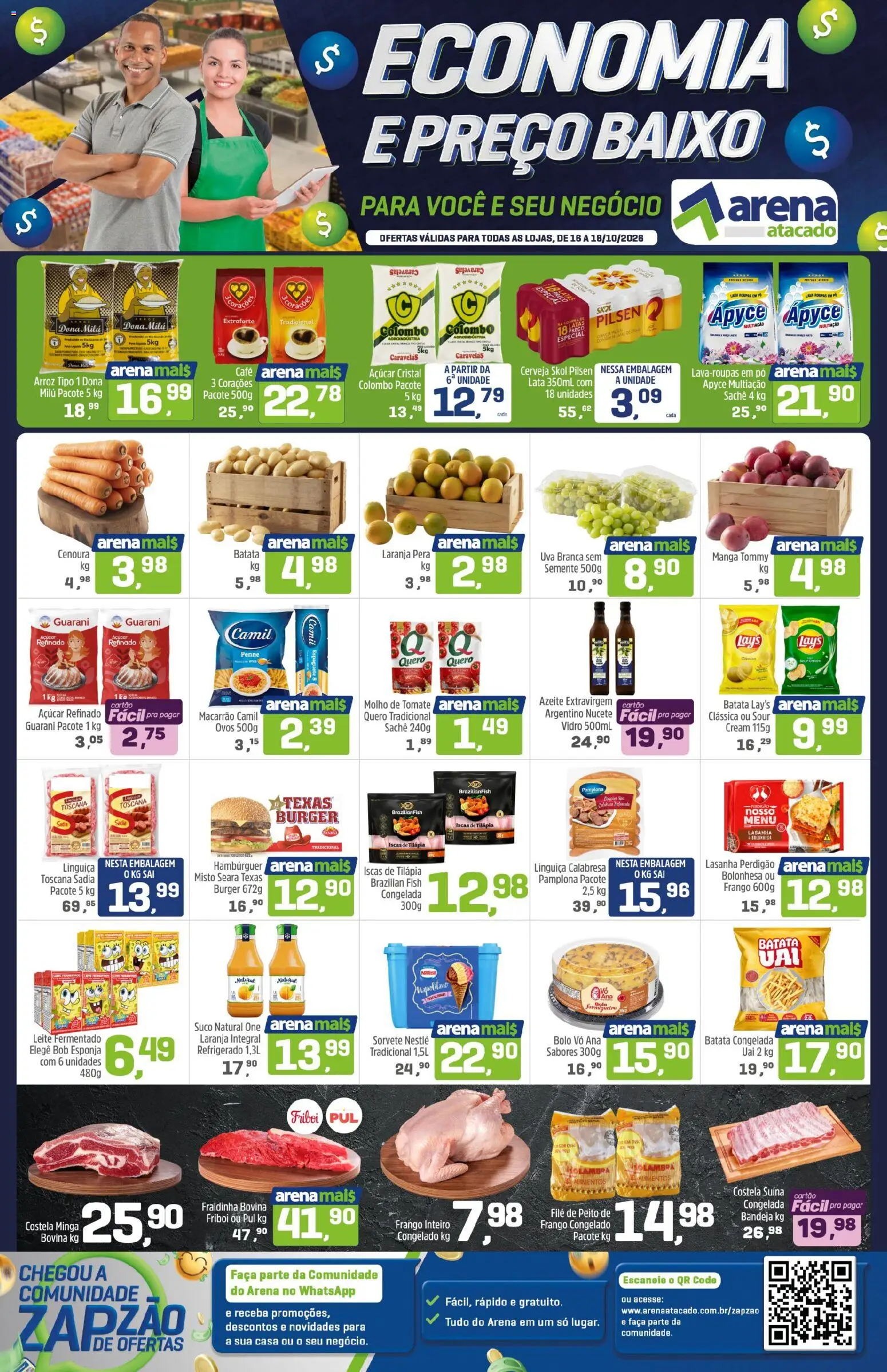Arena Atacado Folheto - válido de 18/10/2026 | Página: 1
