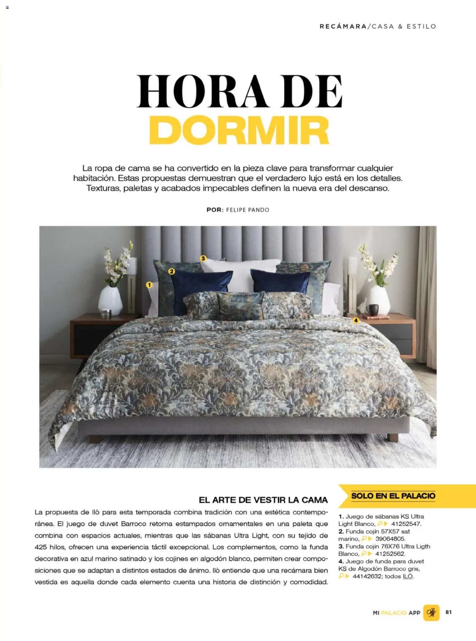 Nuevas ofertas de Palacio De Hierro válidas en toda la República Mexicana desde el 01.03.2026. ¡Encuentra las mejores ofertas en Palacio De Hierro catálogo! | Página: 83 | Productos: Paleta, Funda, Ropa, Sabanas