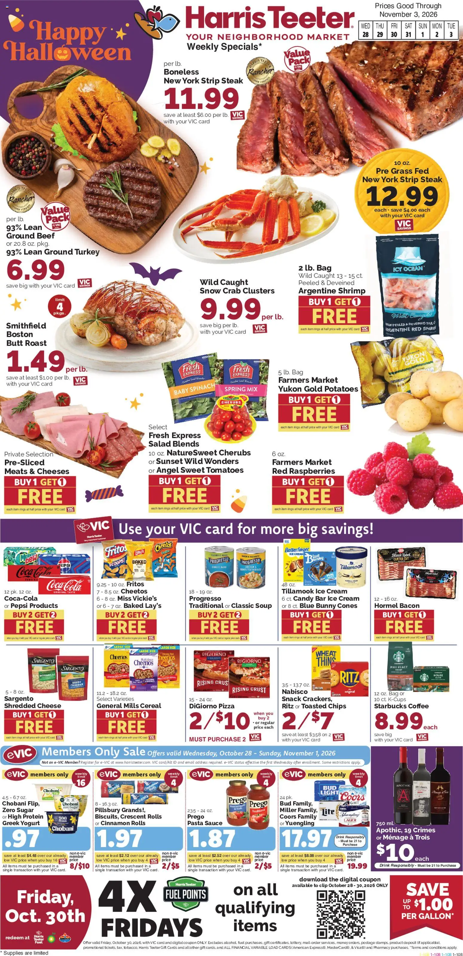 Harris Teeter Weekly Ad - NC - valid from 10/28/2026 | Page: 1