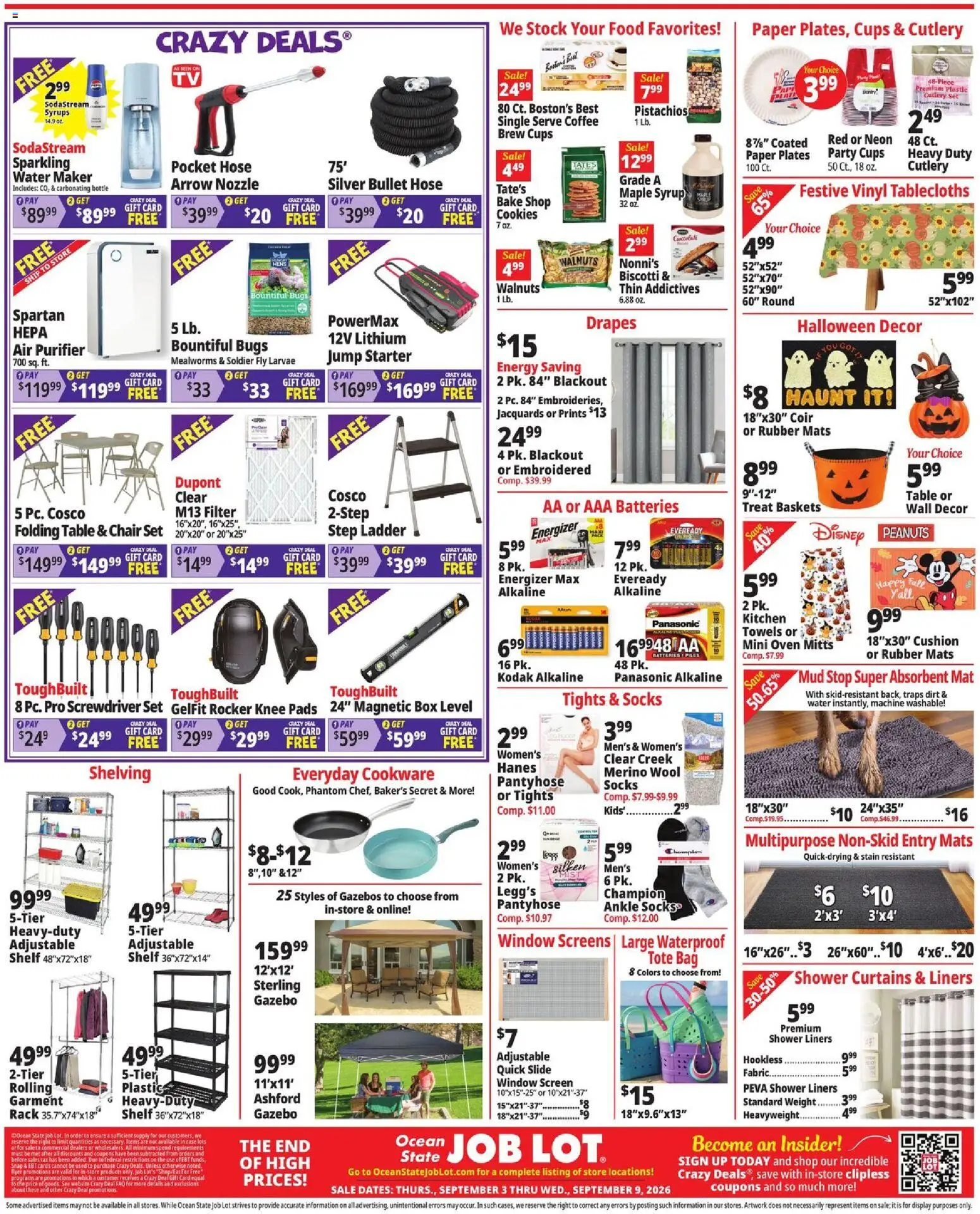 Ocean State Job Lot Weekly Ad - MA - valid from 09/03/2026 | Page: 2 | Products: Shelf, Syrup, Tights, Case