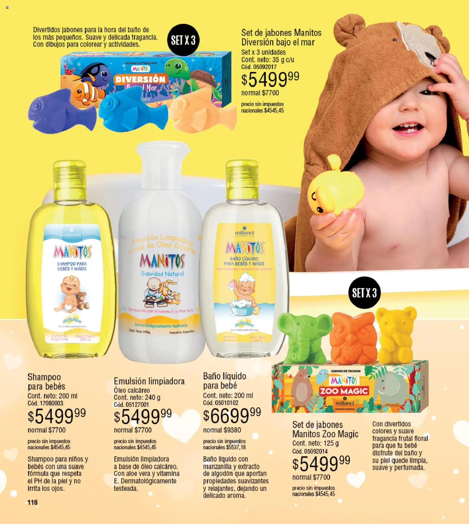 Millanel - Catálogo │ válido desde el 30/03/2026 | Página: 116 | Productos: Baño, Fragancia, Shampoo, Aloe Vera