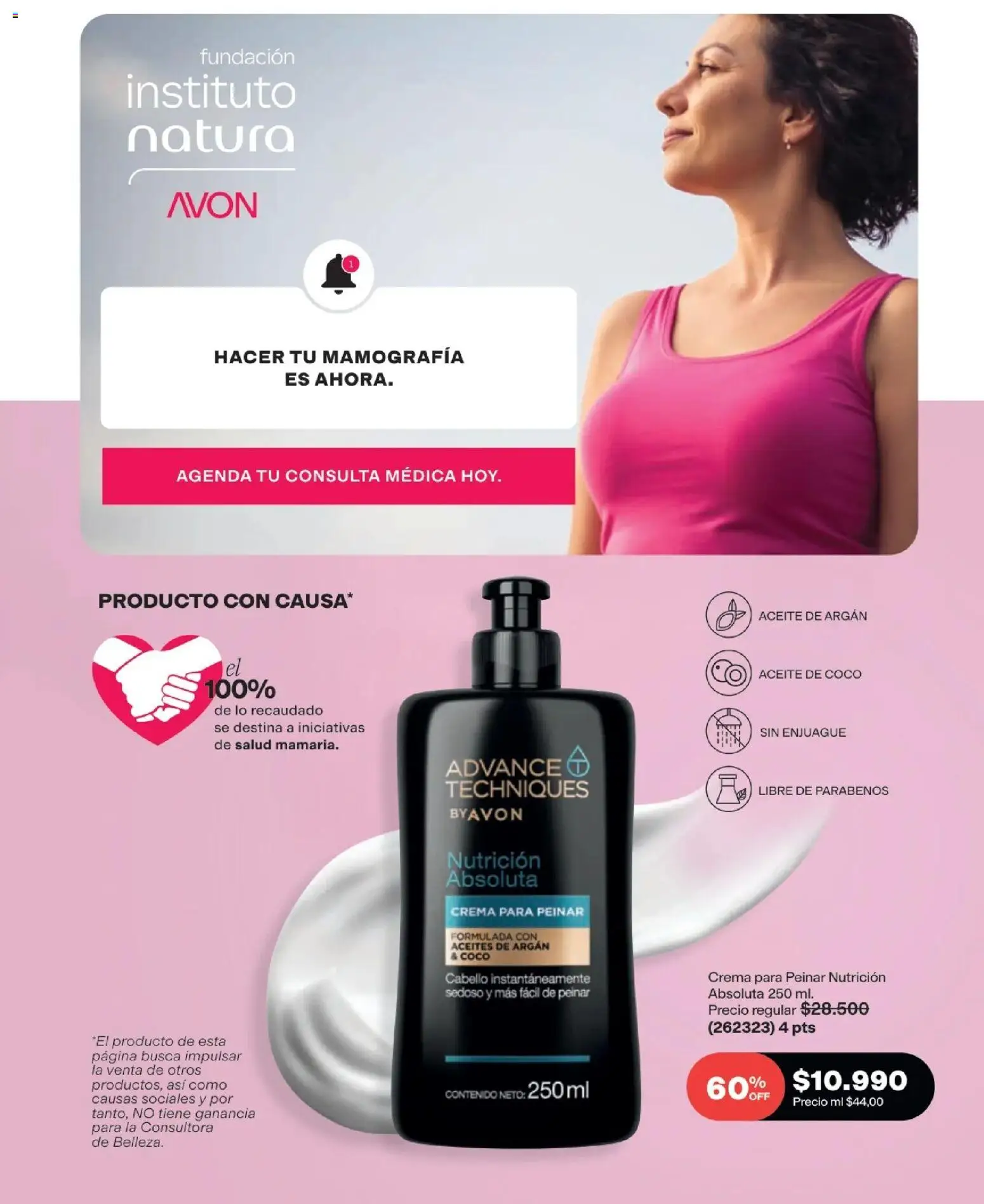 Avon revista - valida desde el 15/07/2026 | Página: 180 | Productos: Agenda, Crema, Aceite de coco, Aceite