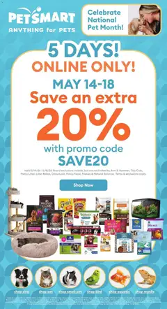 Preview of Petsmart Weekend Flyer  from shop Petsmart valid from 14.05.2026