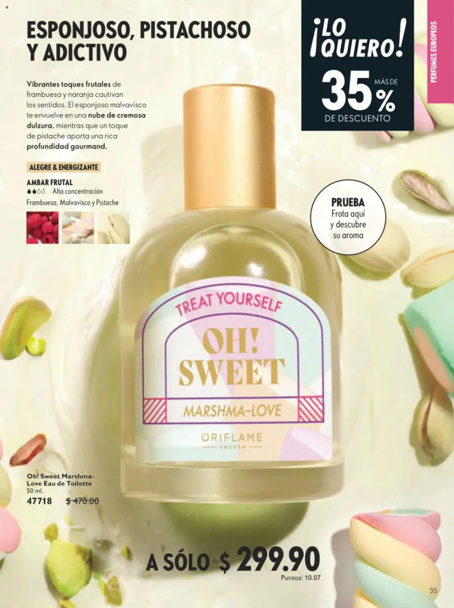 Nuevas ofertas de Oriflame válidas en toda la República Mexicana desde el 11/07/2026. ¡Encuentra las mejores ofertas en Oriflame campaña 10 2026! | Página: 35 | Productos: Té, Eau de toilette