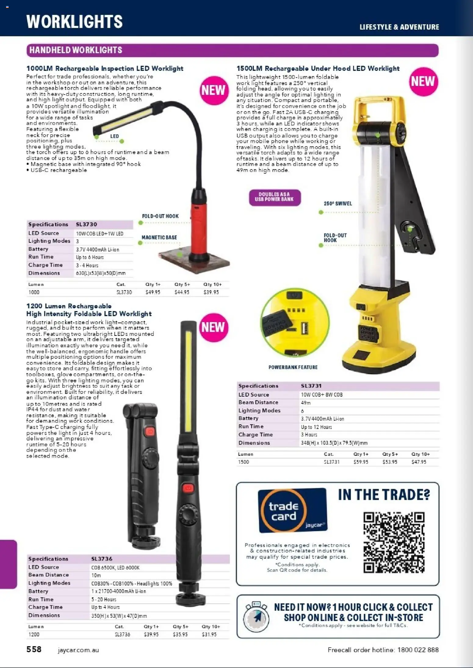 Jaycar catalogue - valid from 31/08/2026 | Page: 555 | Products: Light, Suit, Lighting, Mobile