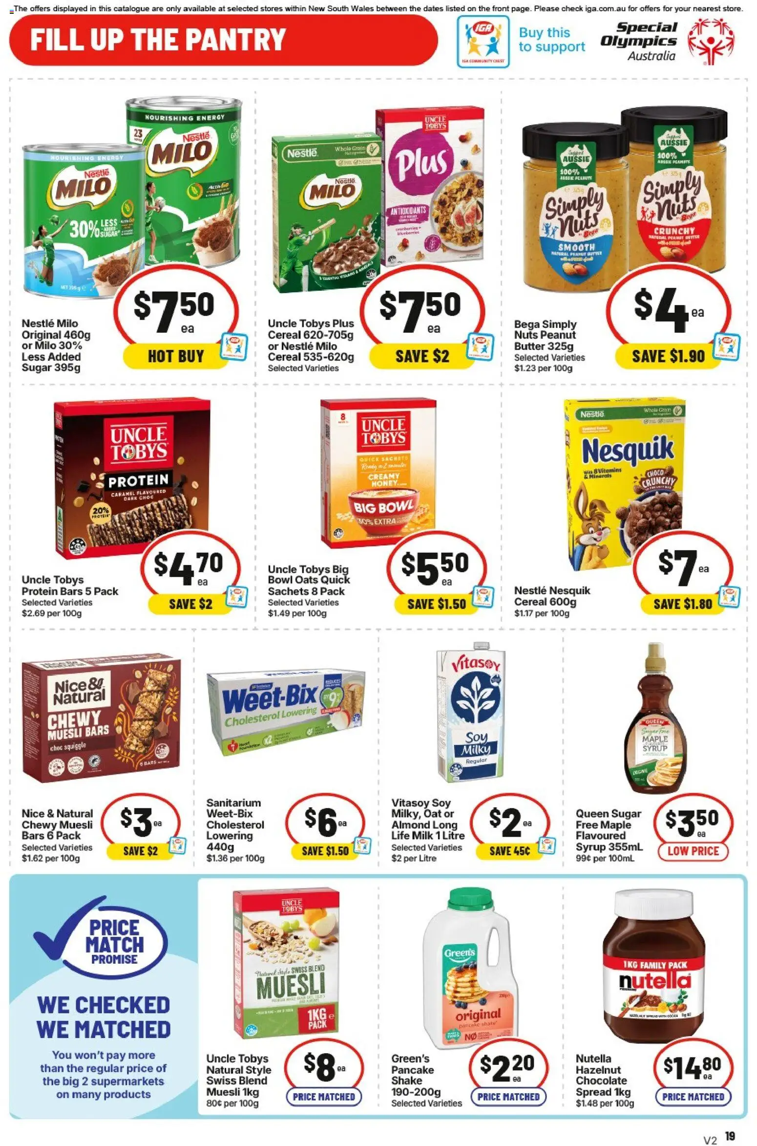 IGA catalogue - valid from 06.05.2026 | Page: 16 | Products: Milk, Chocolate, Nutella, Oats