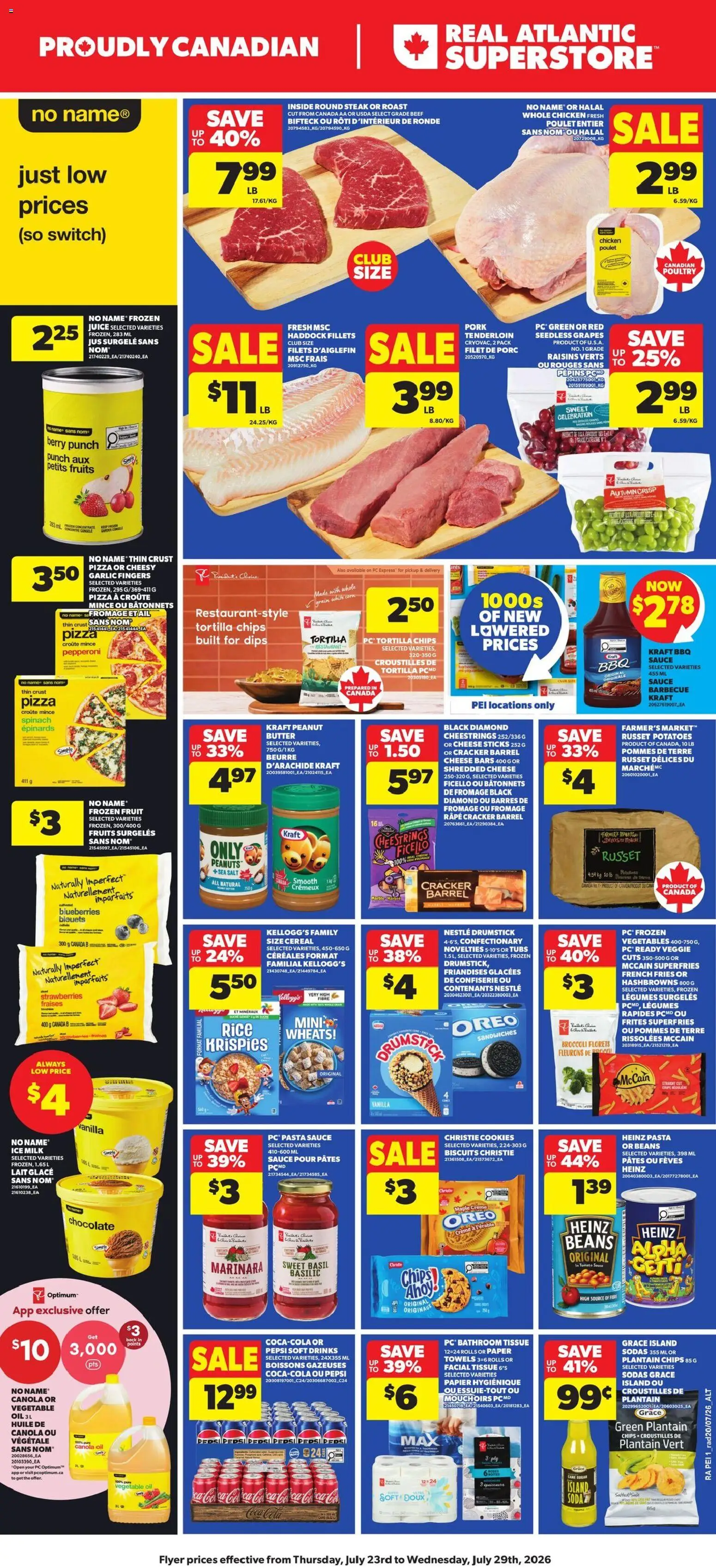 Atlantic Superstore flyer valid from Jul 23, 2026 | Page: 1