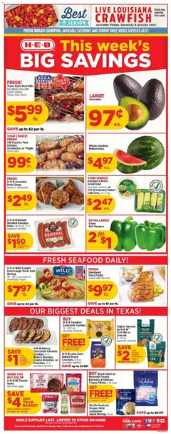 Preview of H-E-B weekly ads valid from 29.04.2026