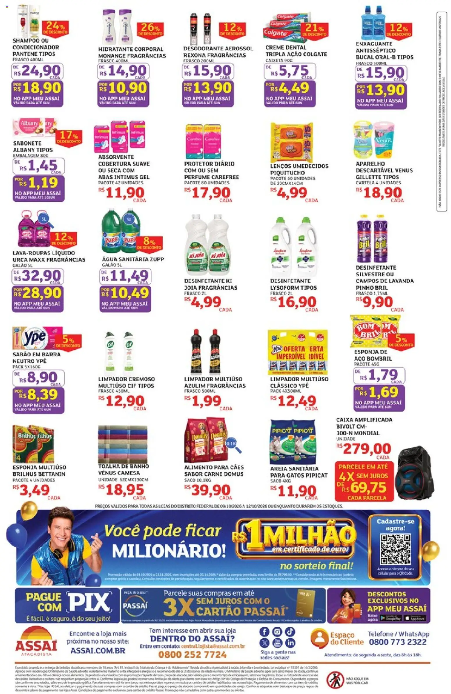 Assaí Atacadista Folheto - válido de 09/10/2026 | Página: 4