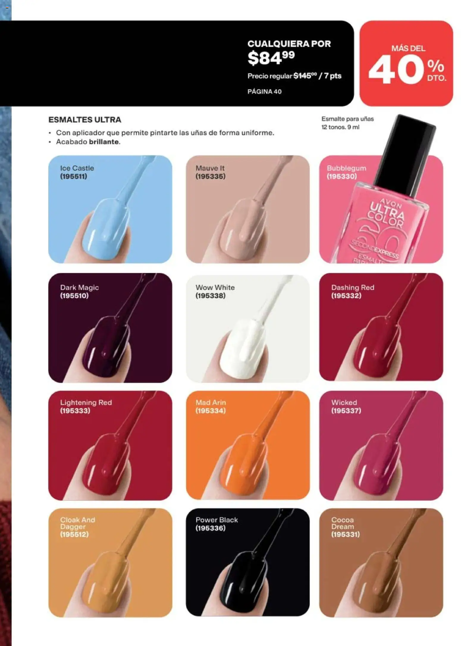 Nuevas ofertas de AVON válidas en toda la República Mexicana desde el 05/10/2026. ¡Encuentra las mejores ofertas en AVON campaña 16 2026! | Página: 38