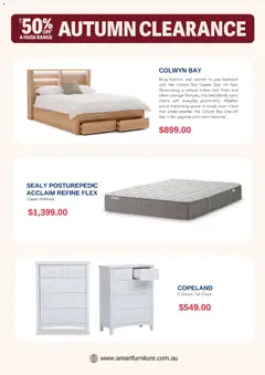 Preview of Amart Furniture catalogue  - valid from 01.05.2026 | Page: 6 | Products: Drawer, Bed, Mattress