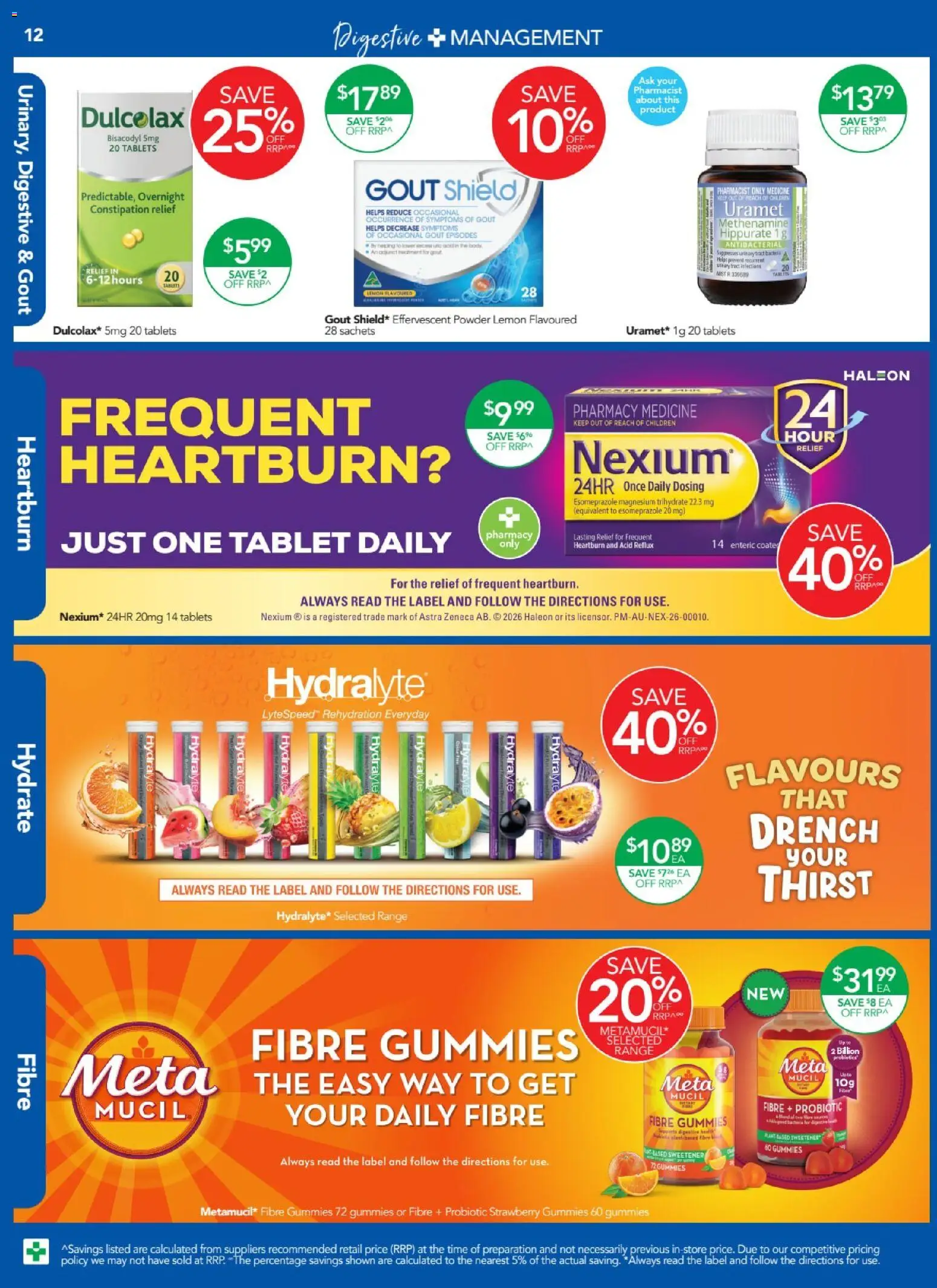 Terry White catalogue - valid from 10/09/2026 | Page: 12 | Products: Sachets, Lemon, Tablet, Tablets