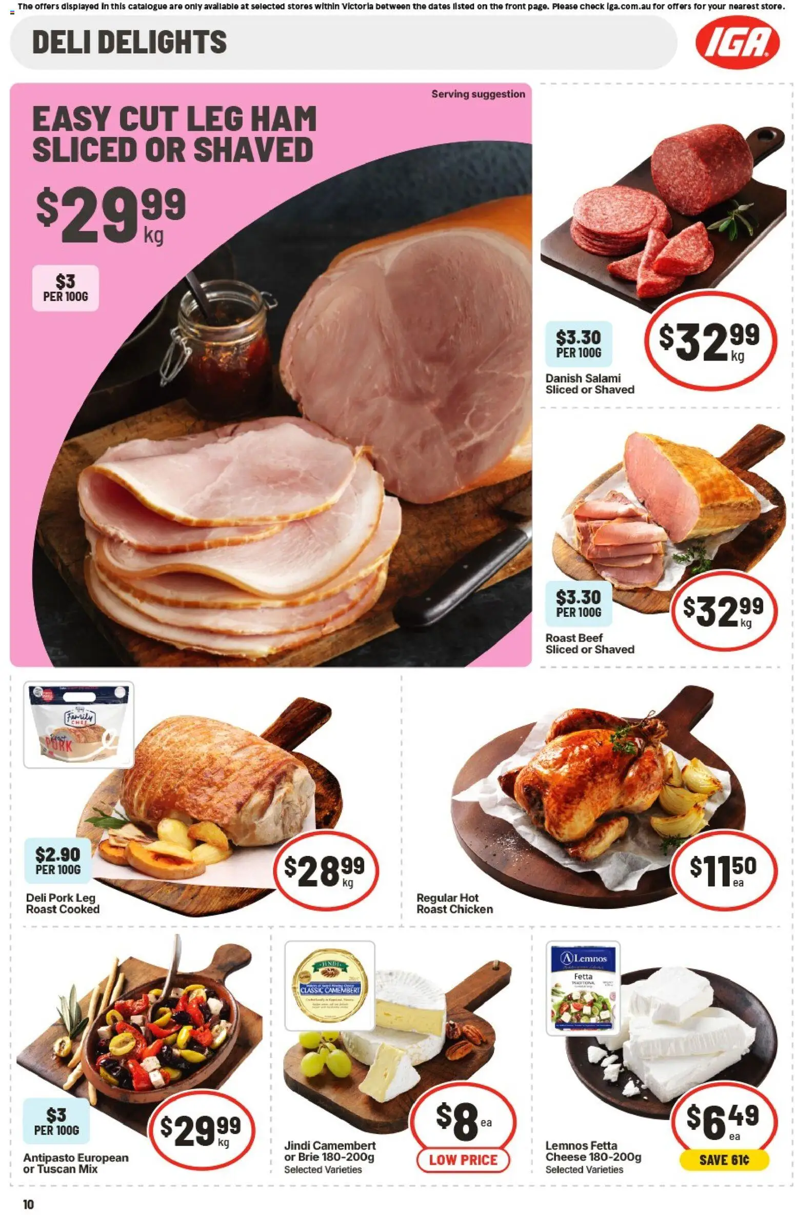 IGA catalogue - valid from 01/07/2026 | Page: 9 | Products: Ham, Chicken, Pork, Beef