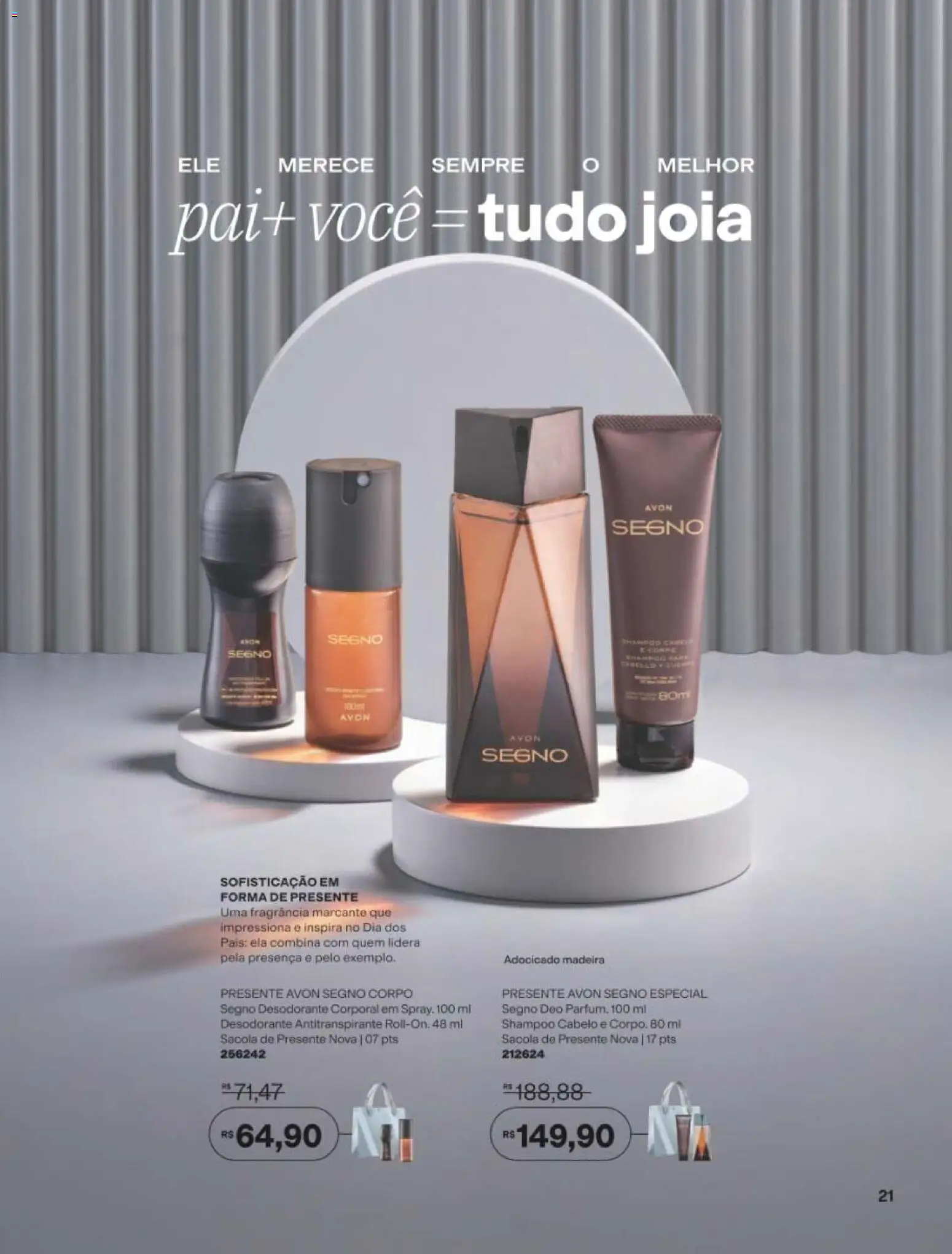 Avon Folheto - válido de 29/06/2026 | Página: 21 | Produtos: Shampoo, Fragrância, Desodorante