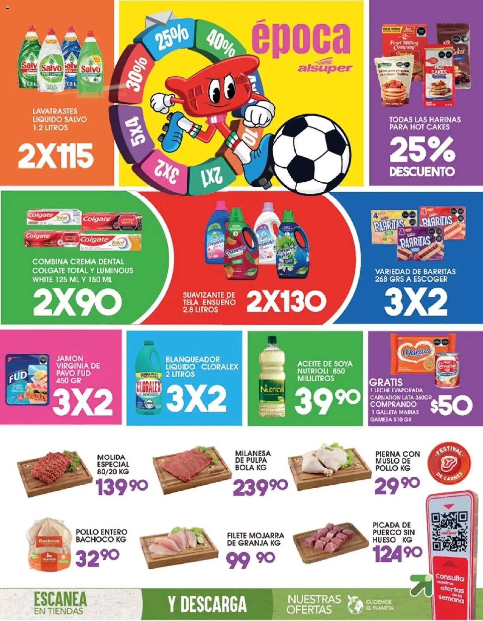 Nuevas ofertas de Alsuper válidas en toda la República Mexicana desde el 02.06.2026. ¡Encuentra las mejores ofertas en Alsuper folleto Chihuahua Capital! | Página: 8