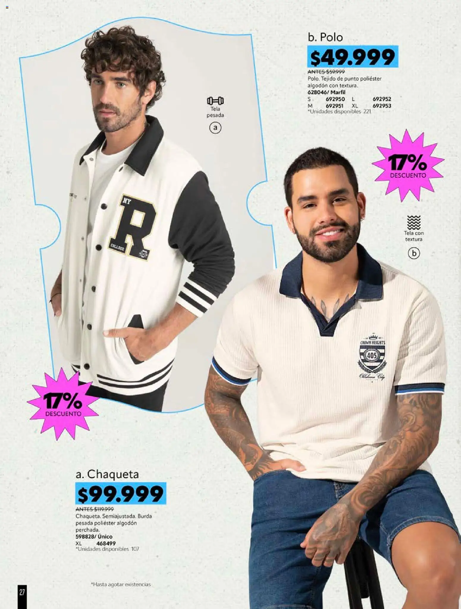 Pacifika revista - valida desde el 18/10/2026 | Página: 232 | Productos: Algodón, Chaqueta