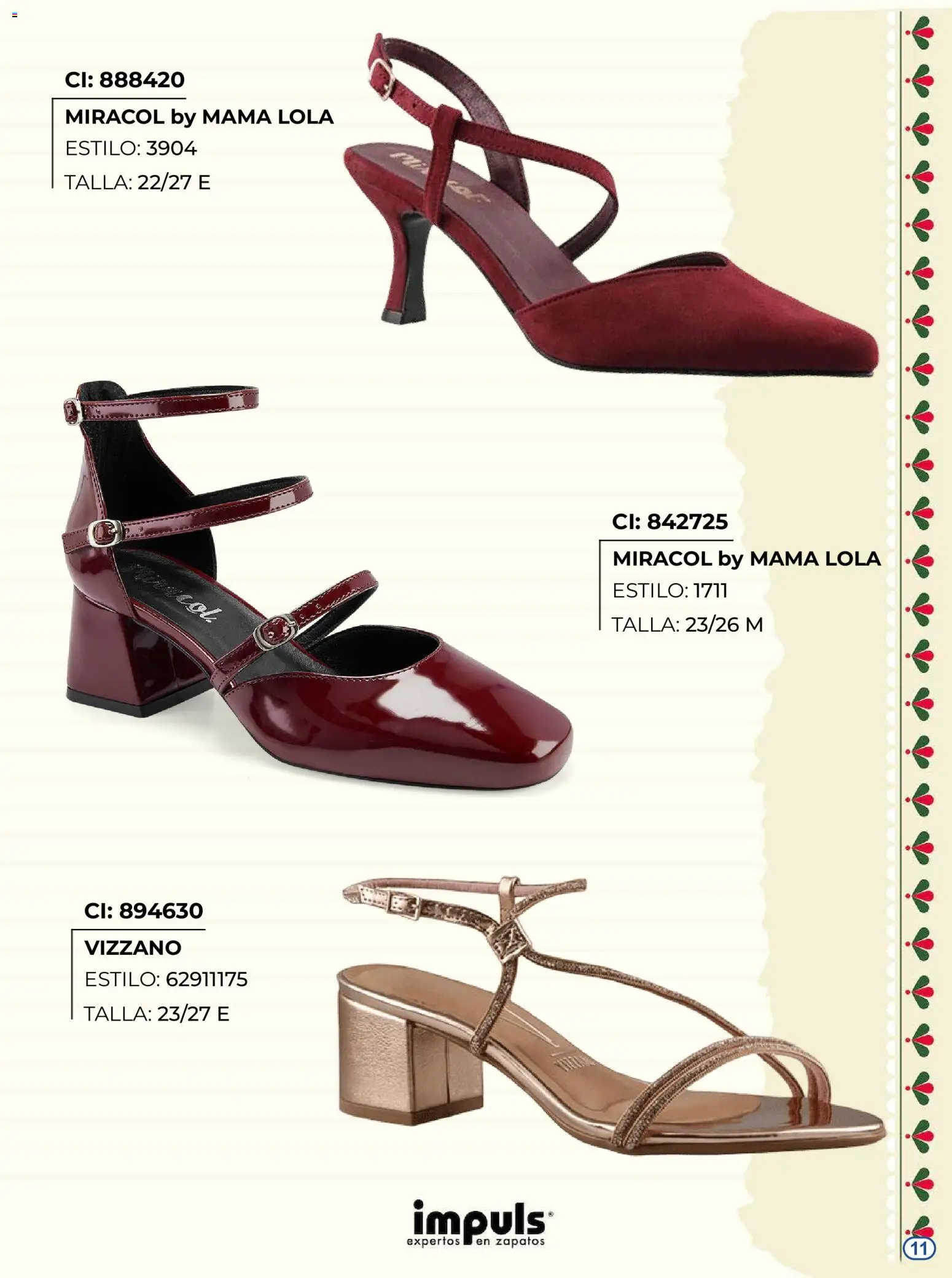 Nuevas ofertas de Impuls válidas en toda la República Mexicana desde el 27/08/2026. ¡Encuentra las mejores ofertas en Impuls catálogo Botas! | Página: 11 | Productos: Zapatos