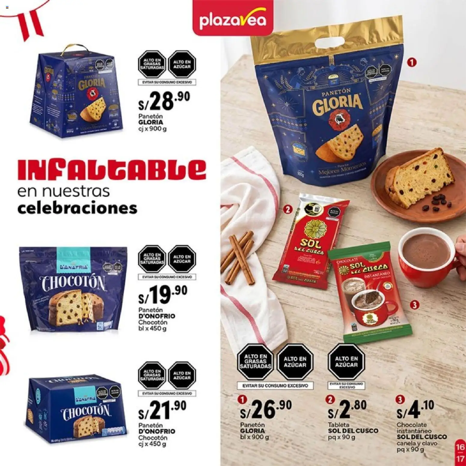 Catálogo Plaza Vea válido desde 13/07/2026 | Página: 17 | Productos: Chocolate, Tableta