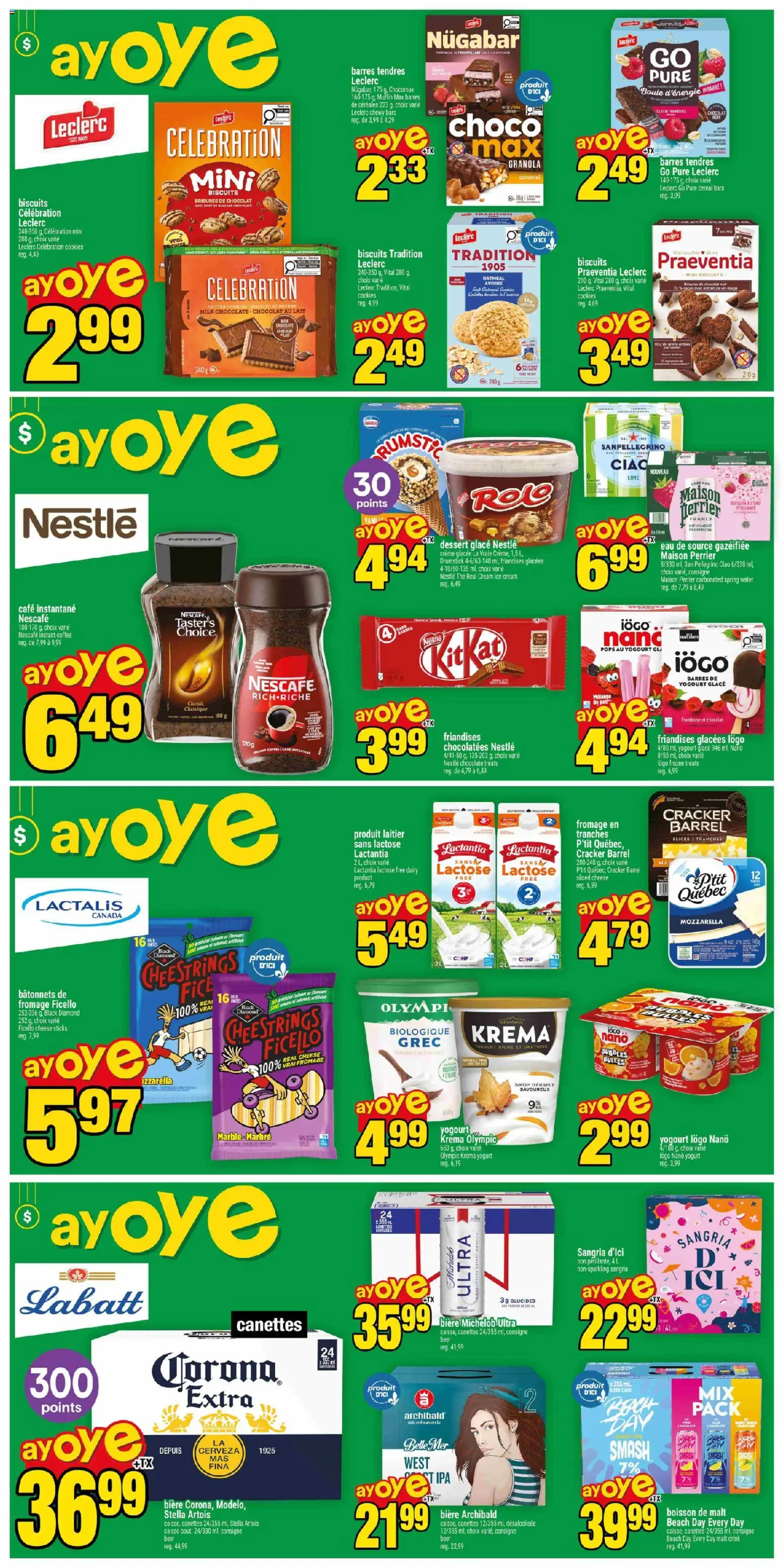 Super C flyer valid from 07.05.2026 | Page: 4 | Products: Cookies, Yogurt, Coffee, Beer