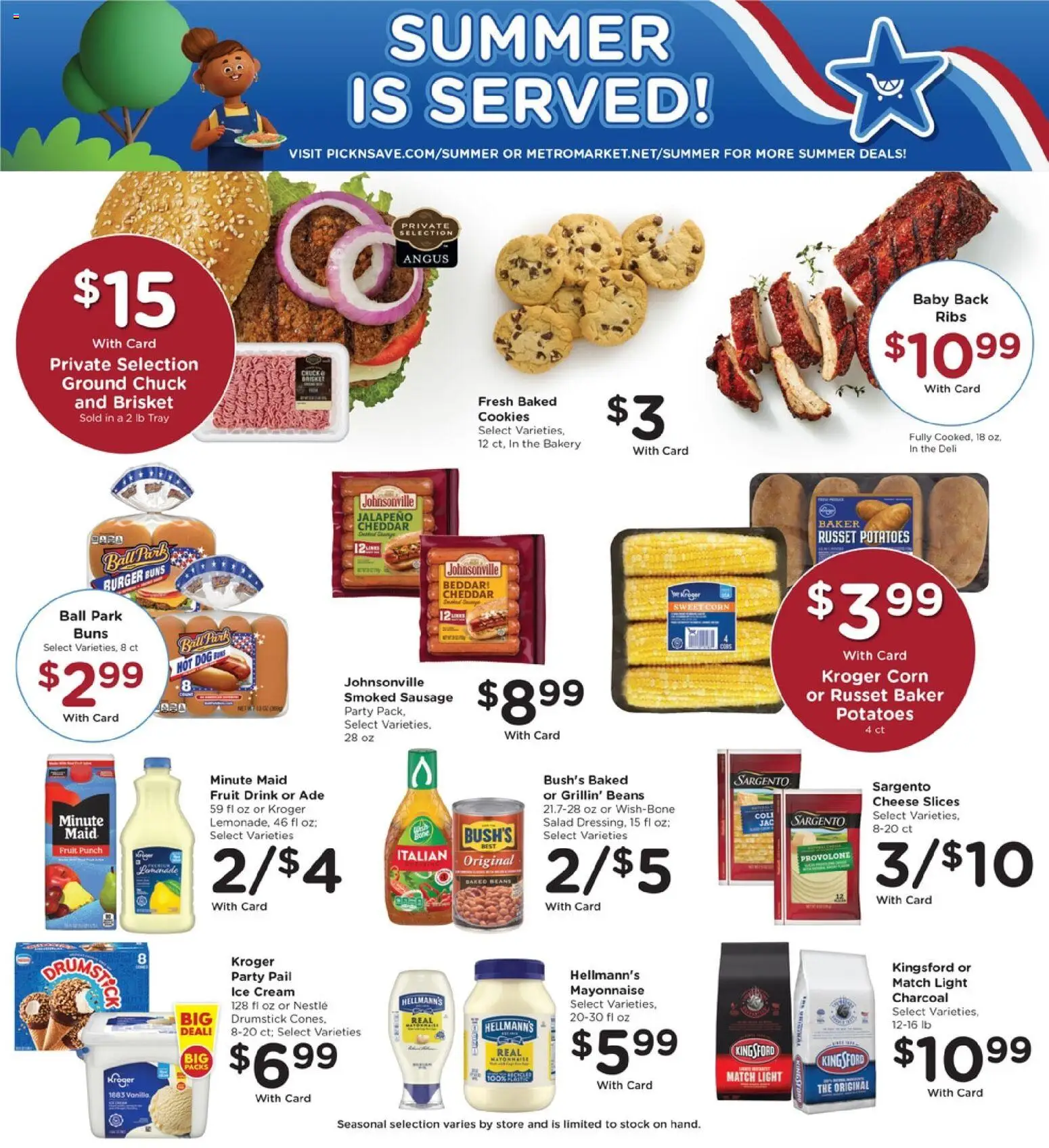 Pick ‘n Save Weekly Ad - valid from 03.06.2026 | Page: 4 | Products: Bakery, Salad, Potatoes, Mayonnaise