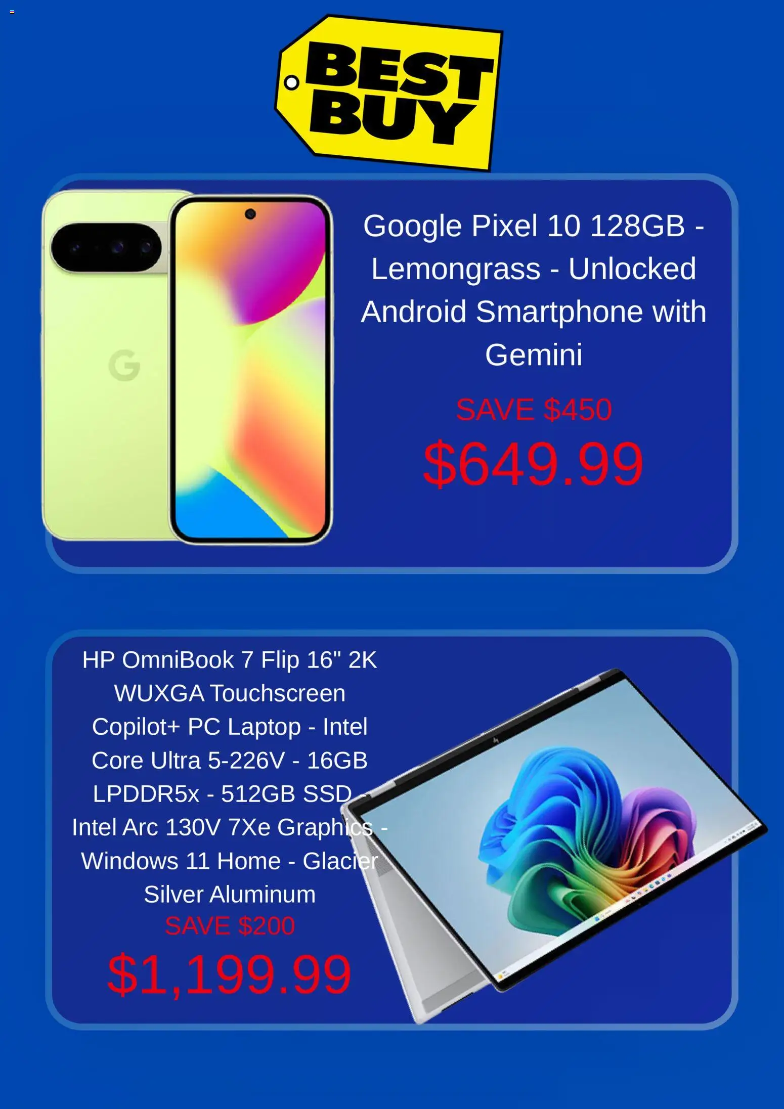 Best Buy flyer valid from Aug 31, 2026 | Page: 2 | Products: Smartphone, PC, Laptop