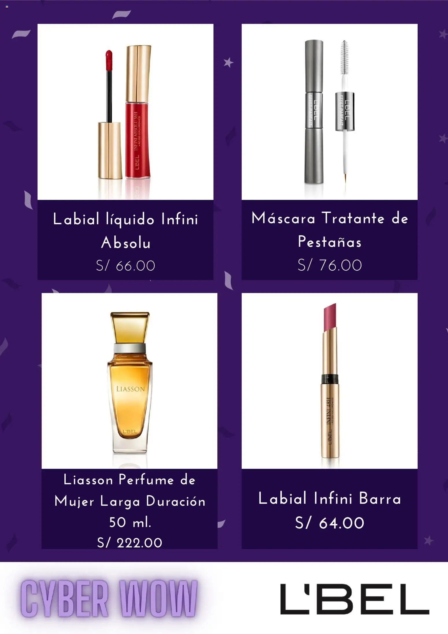 Catálogo L'Bel válido desde 13/07/2026 | Página: 4 | Productos: Máscara, Perfume