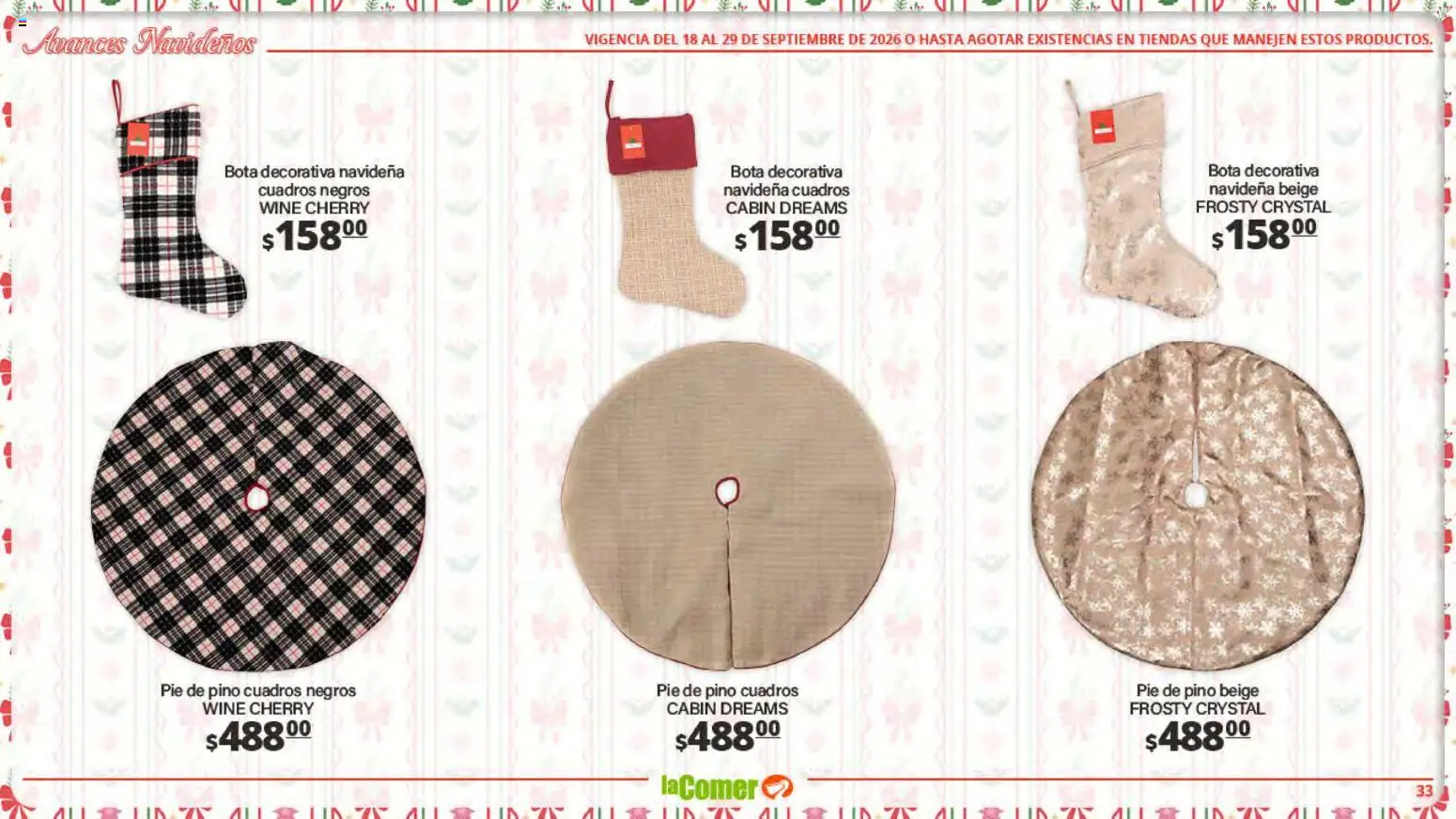Nuevas ofertas de La Comer válidas en toda la República Mexicana desde el 18/09/2026. ¡Encuentra las mejores ofertas en La Comer folleto! | Página: 33