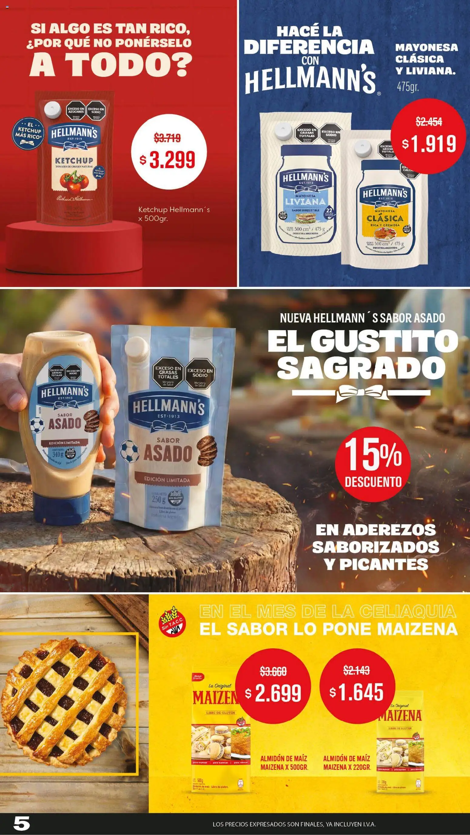 Makro Ofertas Volvete a Ilusionar │ válido desde el 21.05.2026 | Página: 5 | Productos: Mayonesa, Ketchup, Maiz, Tomates
