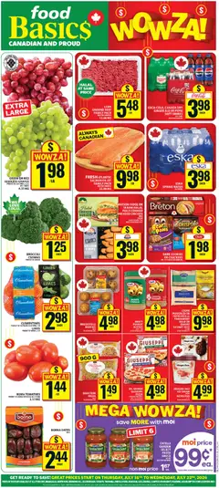 Preview of Food Basics weekly flyer / circulaire from shop Food Basics valid from Jul 16, 2026