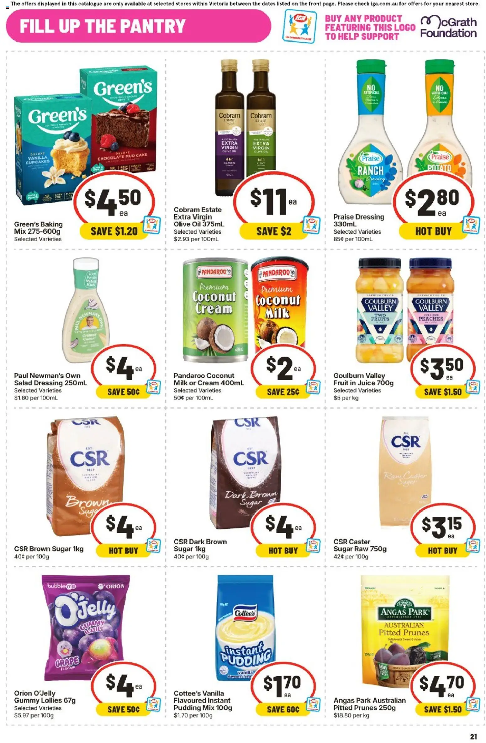 IGA catalogue - valid from 23/09/2026 | Page: 21 | Products: Horseradish, Cream, Mayonnaise, Foundation