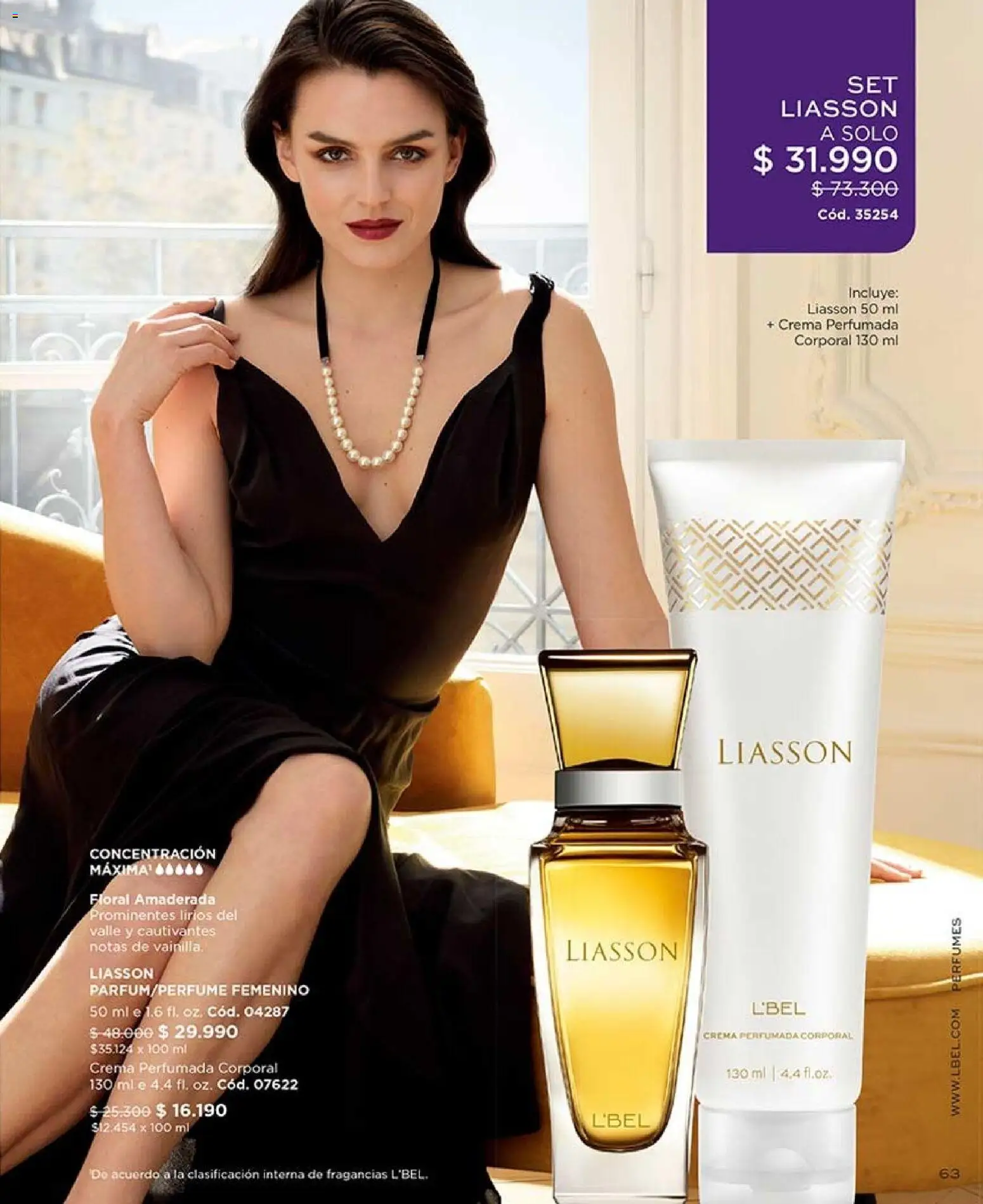 Catálogo L'Bel Campaña 15 │ válido desde el 06.09.2026 | Página: 63 | Productos: Perfumes, Crema