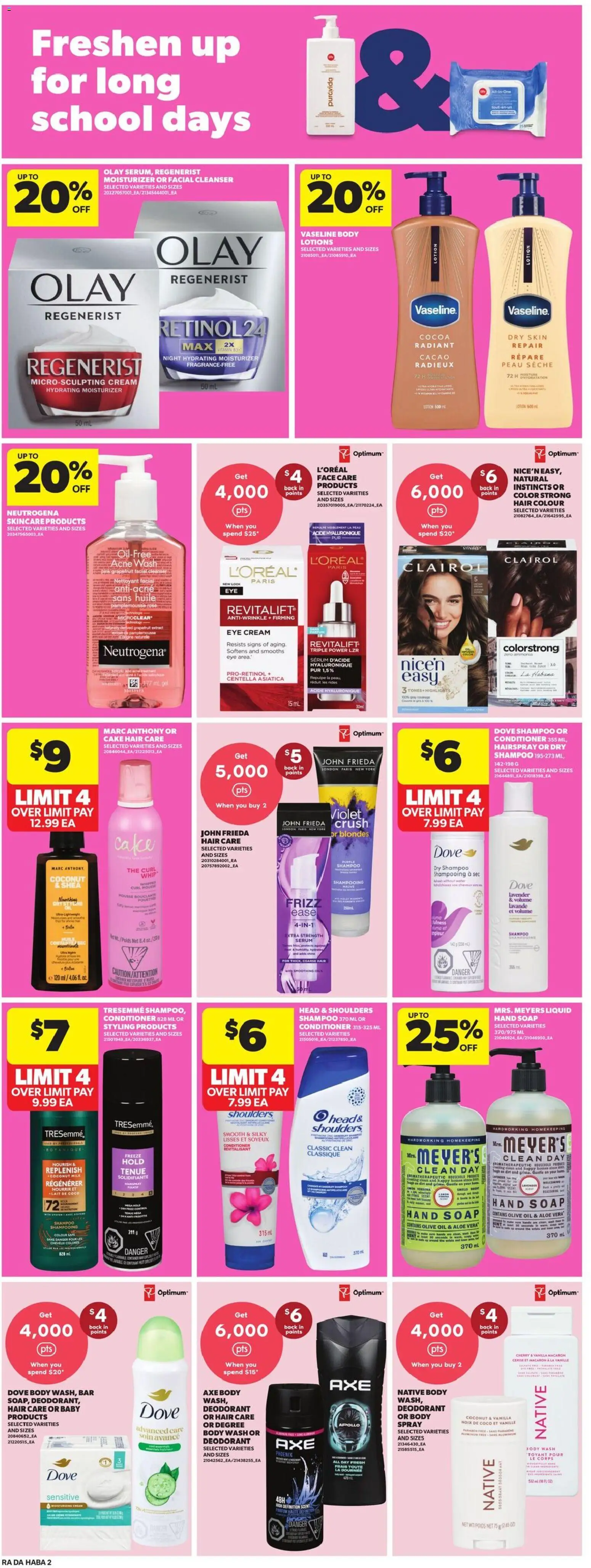 Atlantic Superstore flyer valid from Aug 27, 2026 | Page: 24 | Products: Cream, Grapefruit, Deodorant, Oil