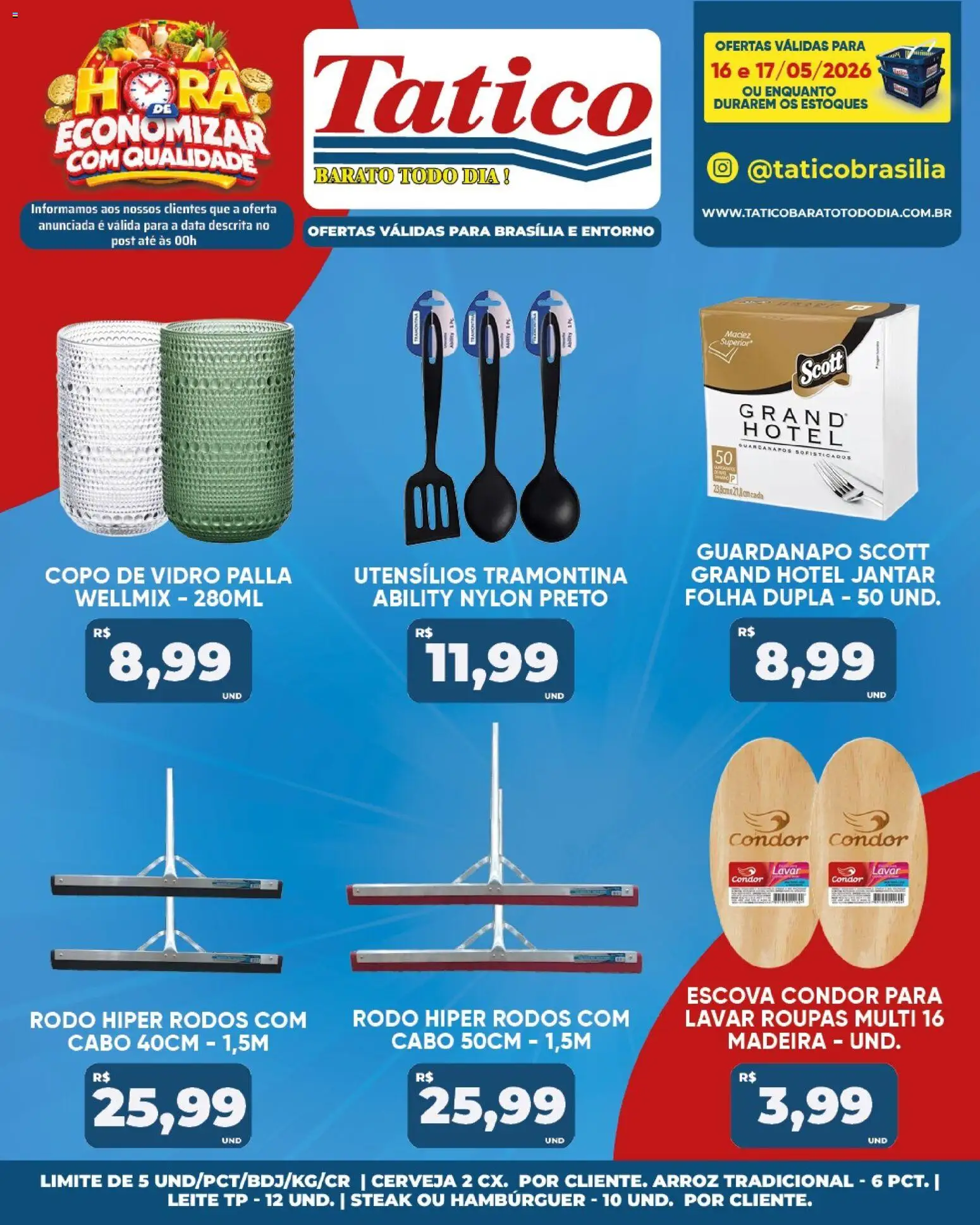Tatico Folheto - válido de 16.05.2026 | Página: 23 | Produtos: Escova, Arroz, Roupas, Cabo