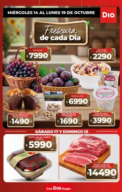 Vista previa Supermercado DIA - Folleto Frescos válido desde el 14/10/2026