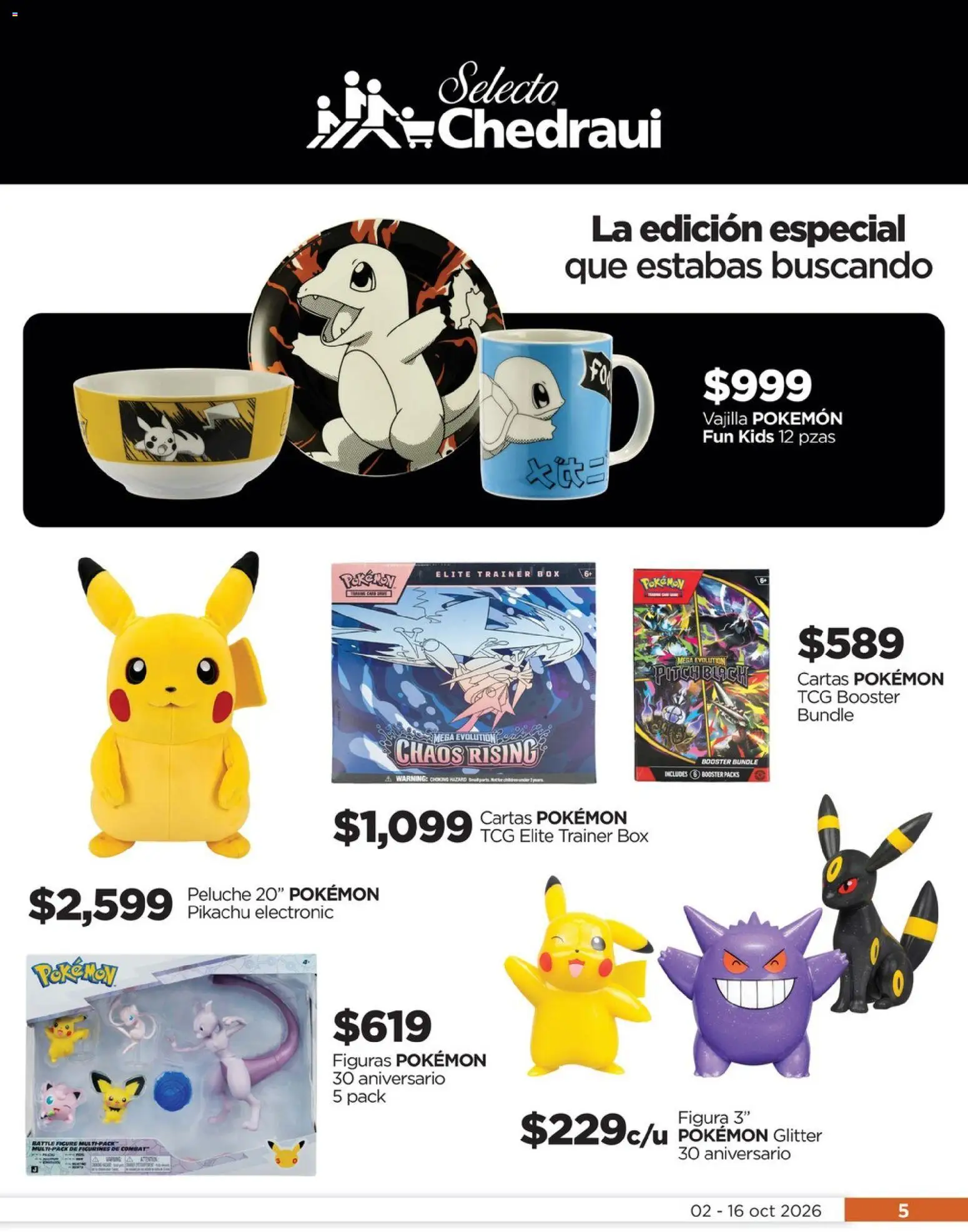 Nuevas ofertas de Chedraui válidas en toda la República Mexicana desde el 02/10/2026. ¡Encuentra las mejores ofertas en Chedraui folleto Llevarte más cuesta menos! | Página: 5