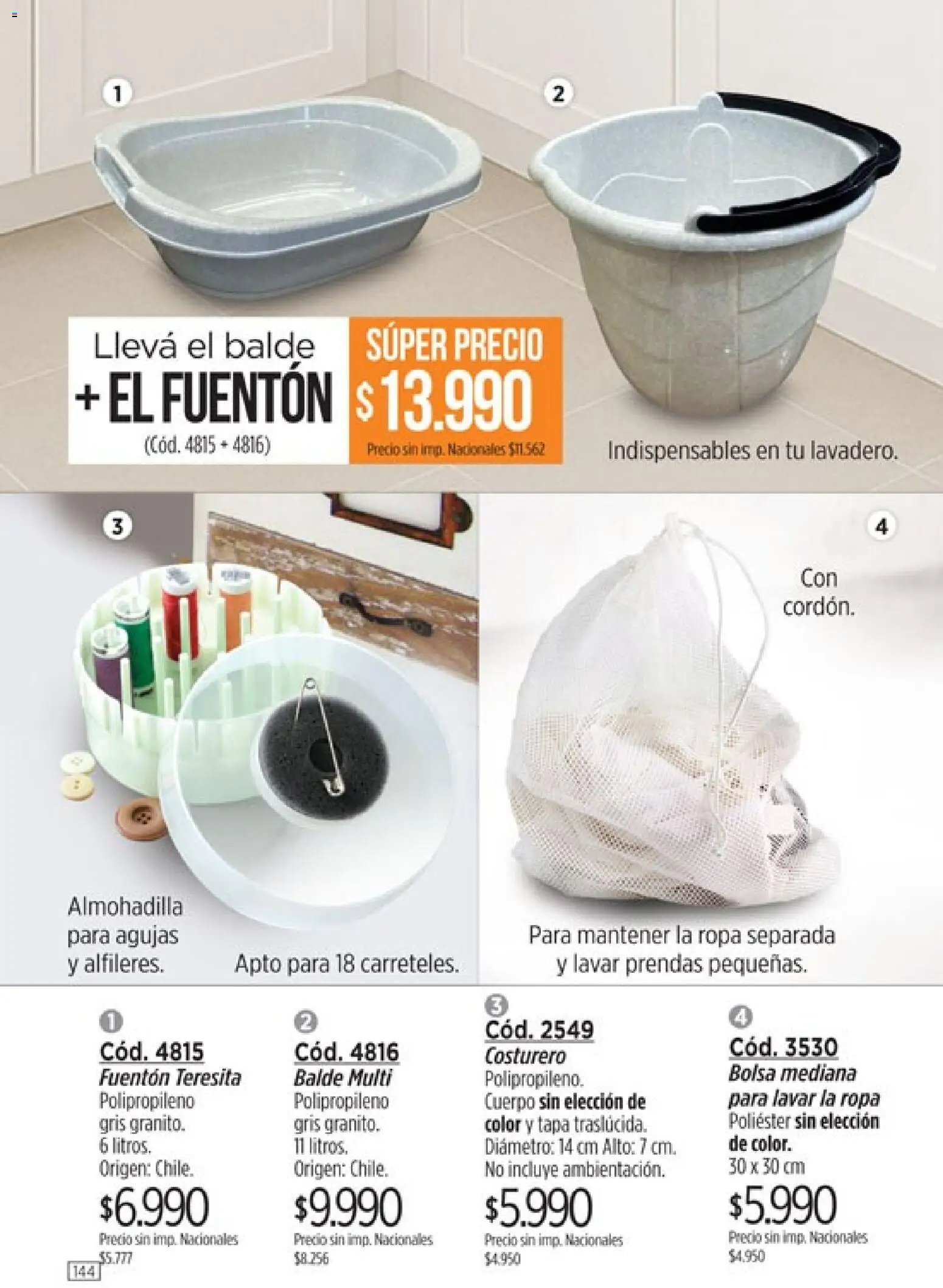Catálogo Amodil Campaña 12 │ válido desde el 30/06/2026 | Página: 144 | Productos: Bolsa, Ropa