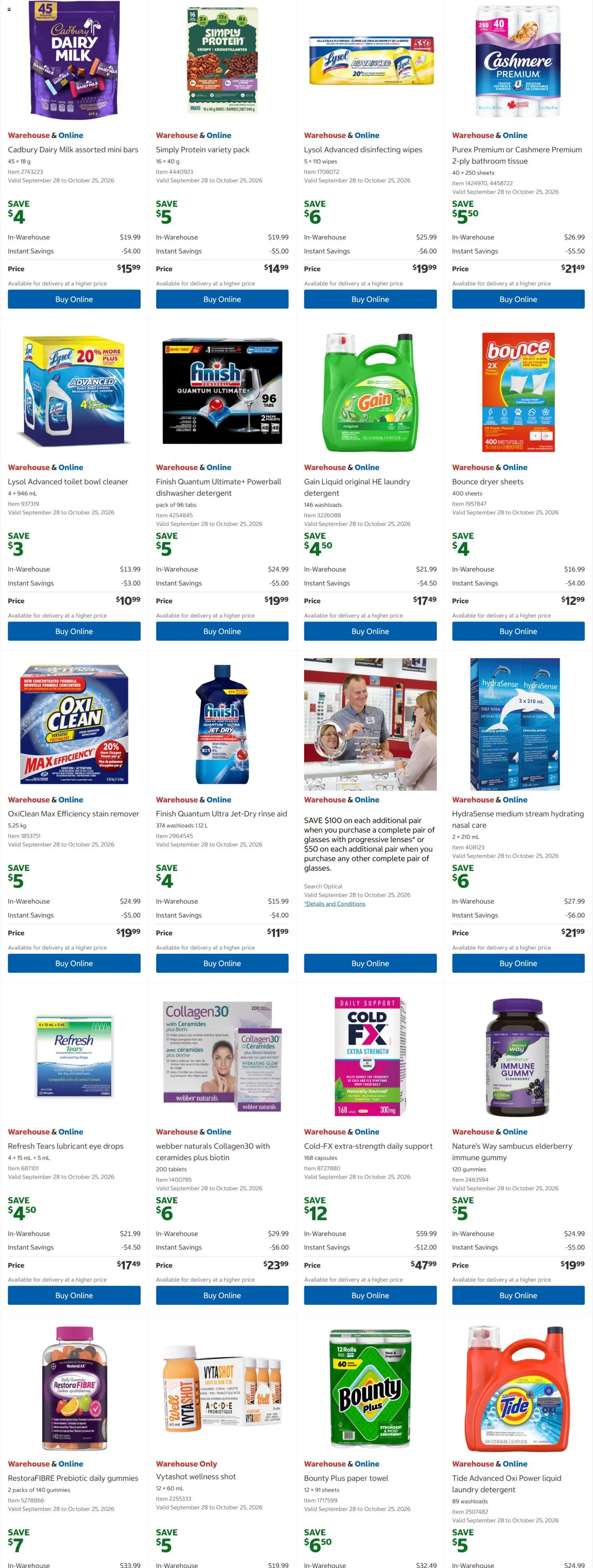 Costco flyer valid from Oct 12, 2026 | Page: 4