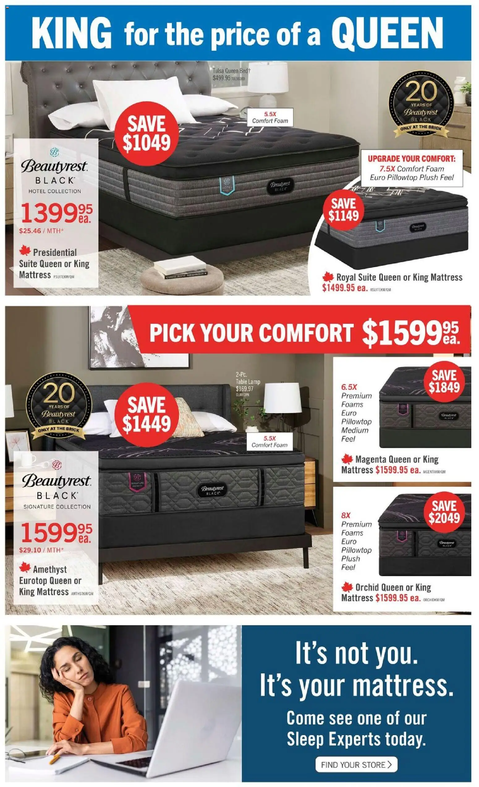 The Brick flyer valid from Sep 18, 2026 | Page: 2 | Products: Foam, Orchid, Table, Lamp
