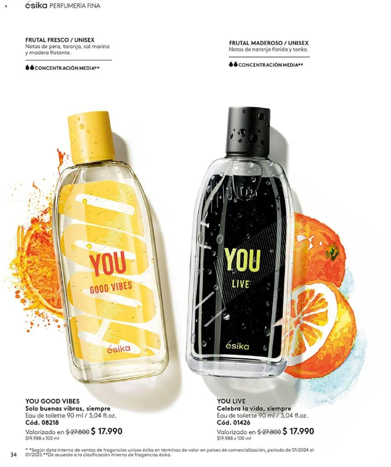 Catálogo Ésika Campaña 11 │ válido desde el 15.06.2026 | Página: 34 | Productos: Sal, Eau de toilette