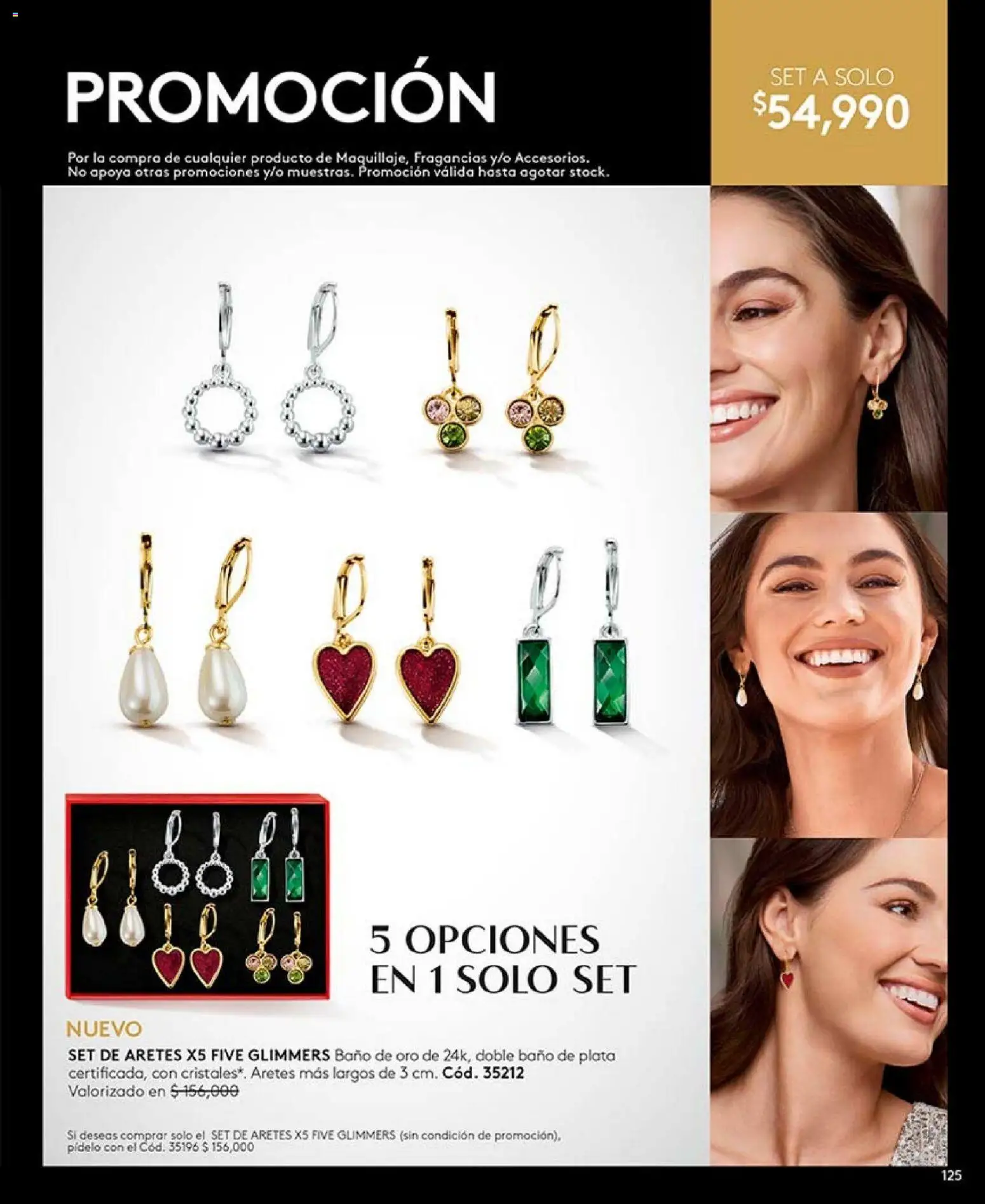 Ésika revista - valida desde el 04.05.2026 | Página: 127 | Productos: Aretes, Baño