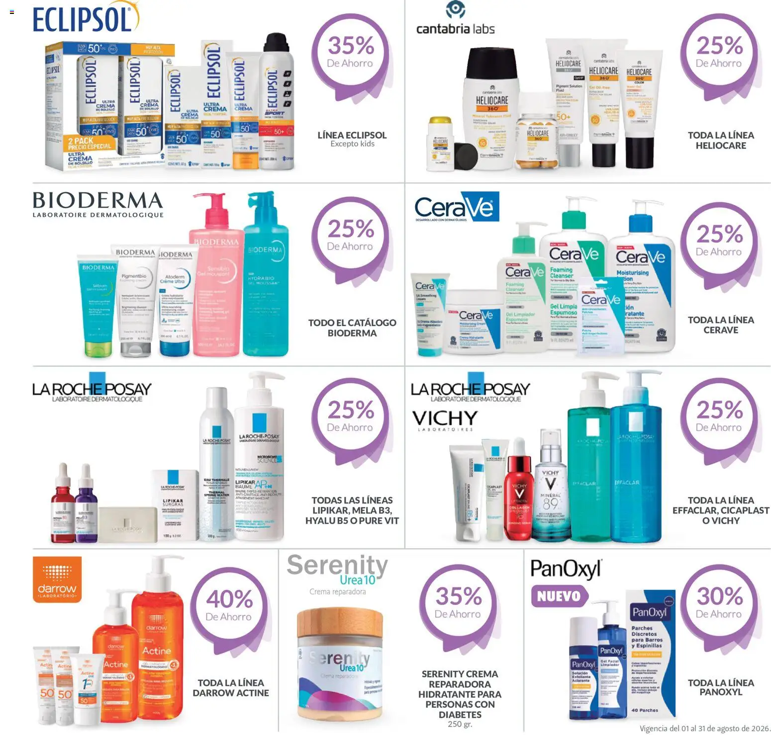 Nuevas ofertas de Farmacia Guadalajara válidas en toda la República Mexicana desde el 01/08/2026. ¡Encuentra las mejores ofertas en Farmacia Guadalajara catálogo Dermo! | Página: 3 | Productos: Crema, Limpiador, Aclarante